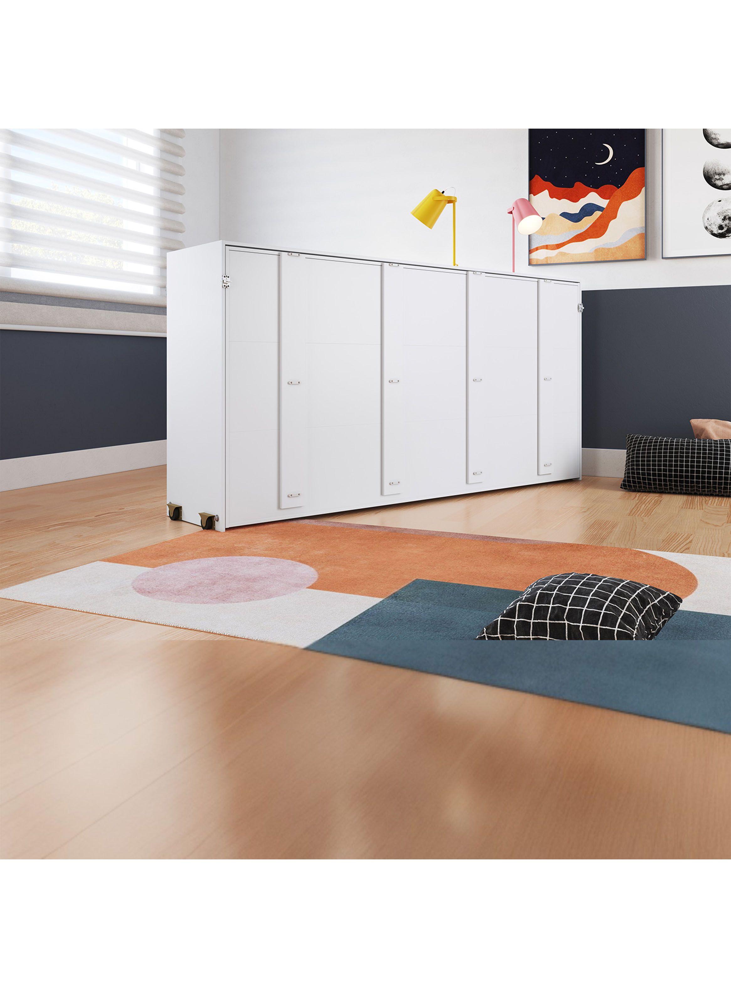 Cama Doble Plegable Horizontal Phoenix 1 Plaza-3