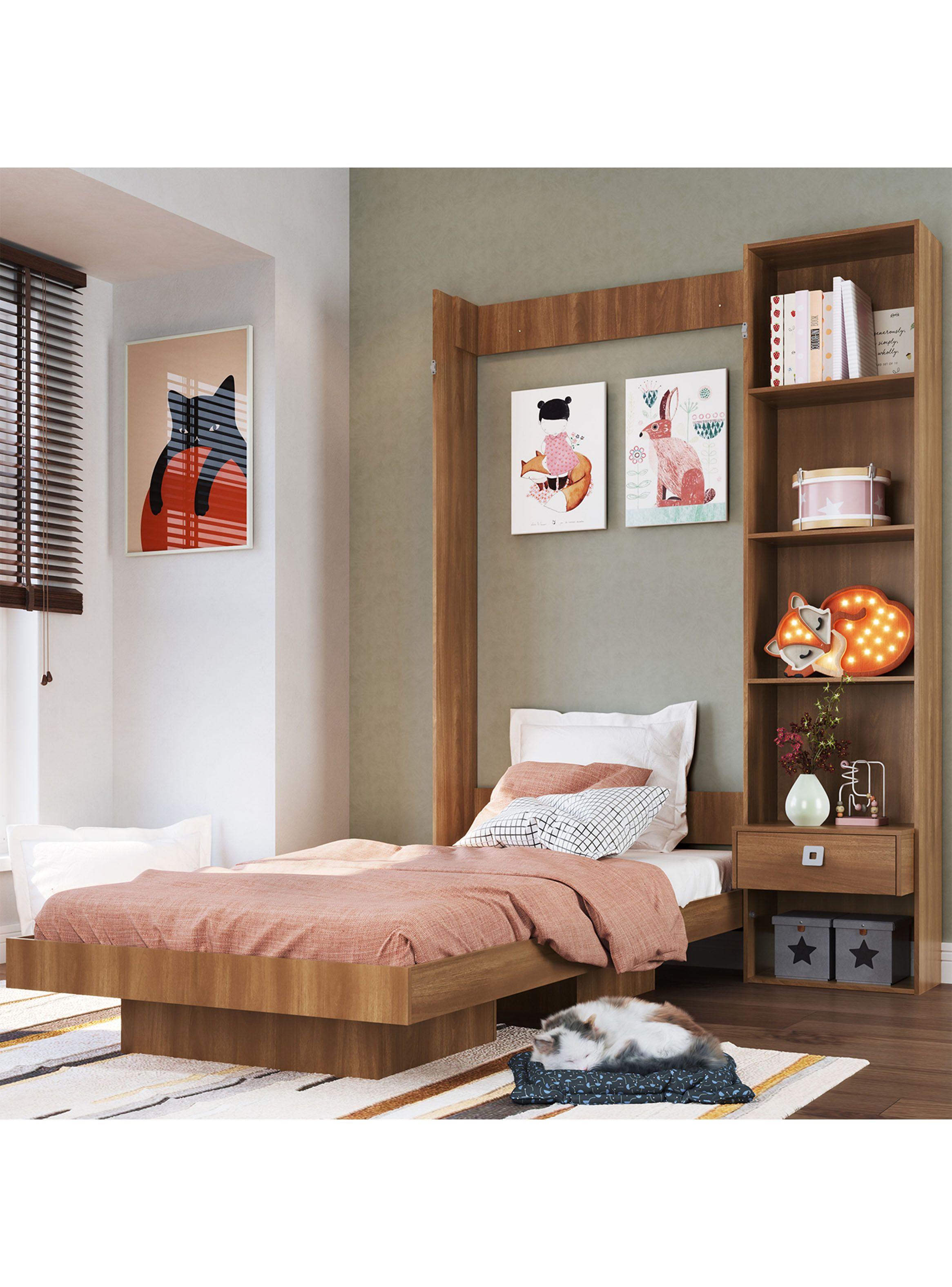 Cama Plegable Vertical Vancouver 1 Plaza-2