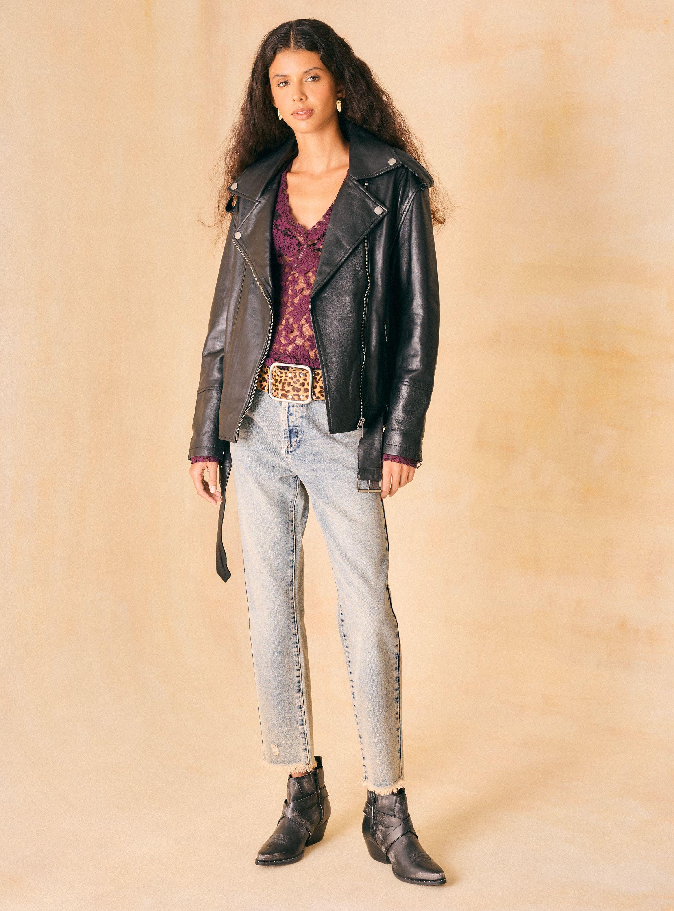 Chaqueta Biker Oversise-4