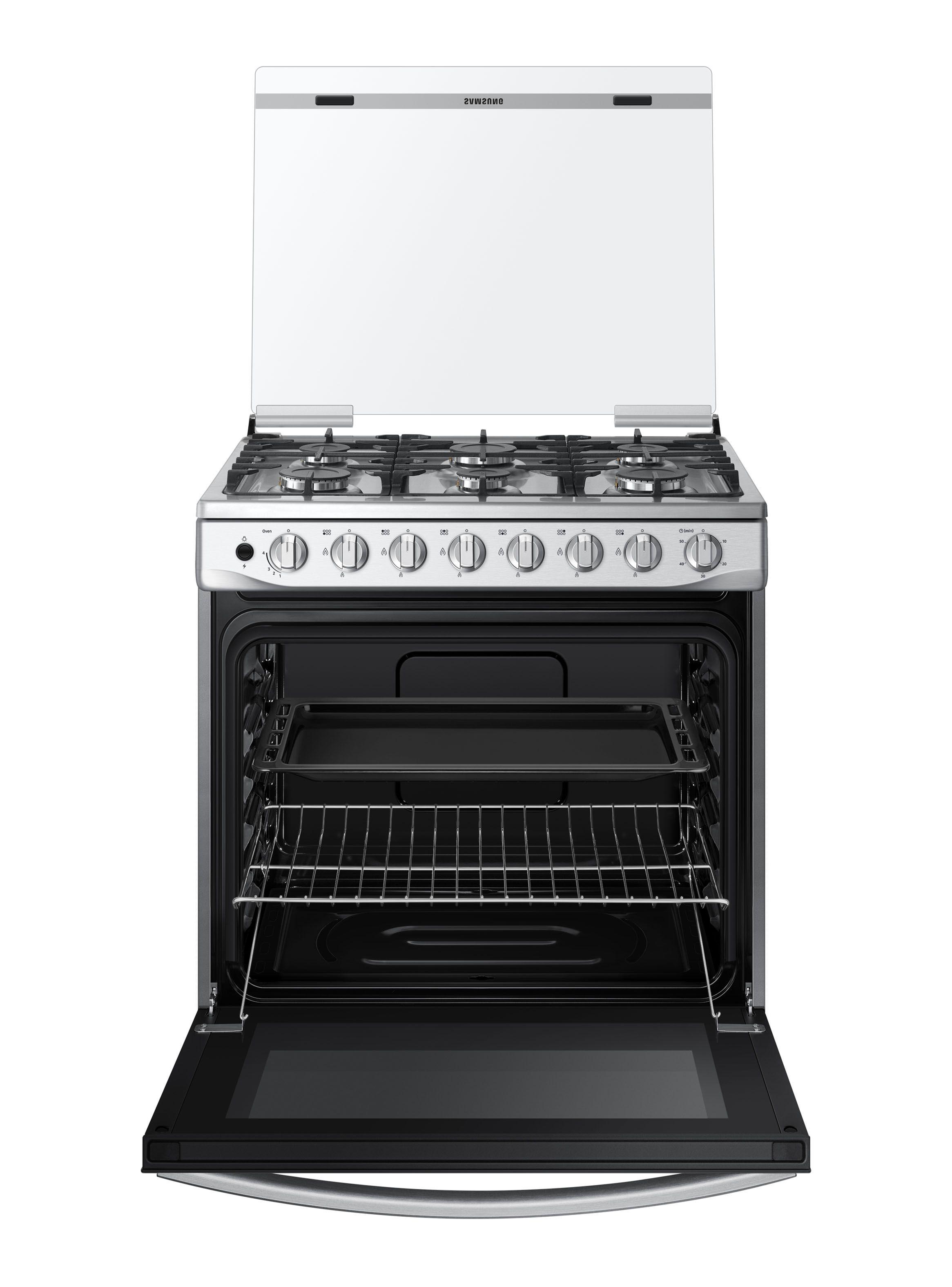 Cocina a Gas 6 Quemadores Acero Inoxidable 128 Litros Negra-3