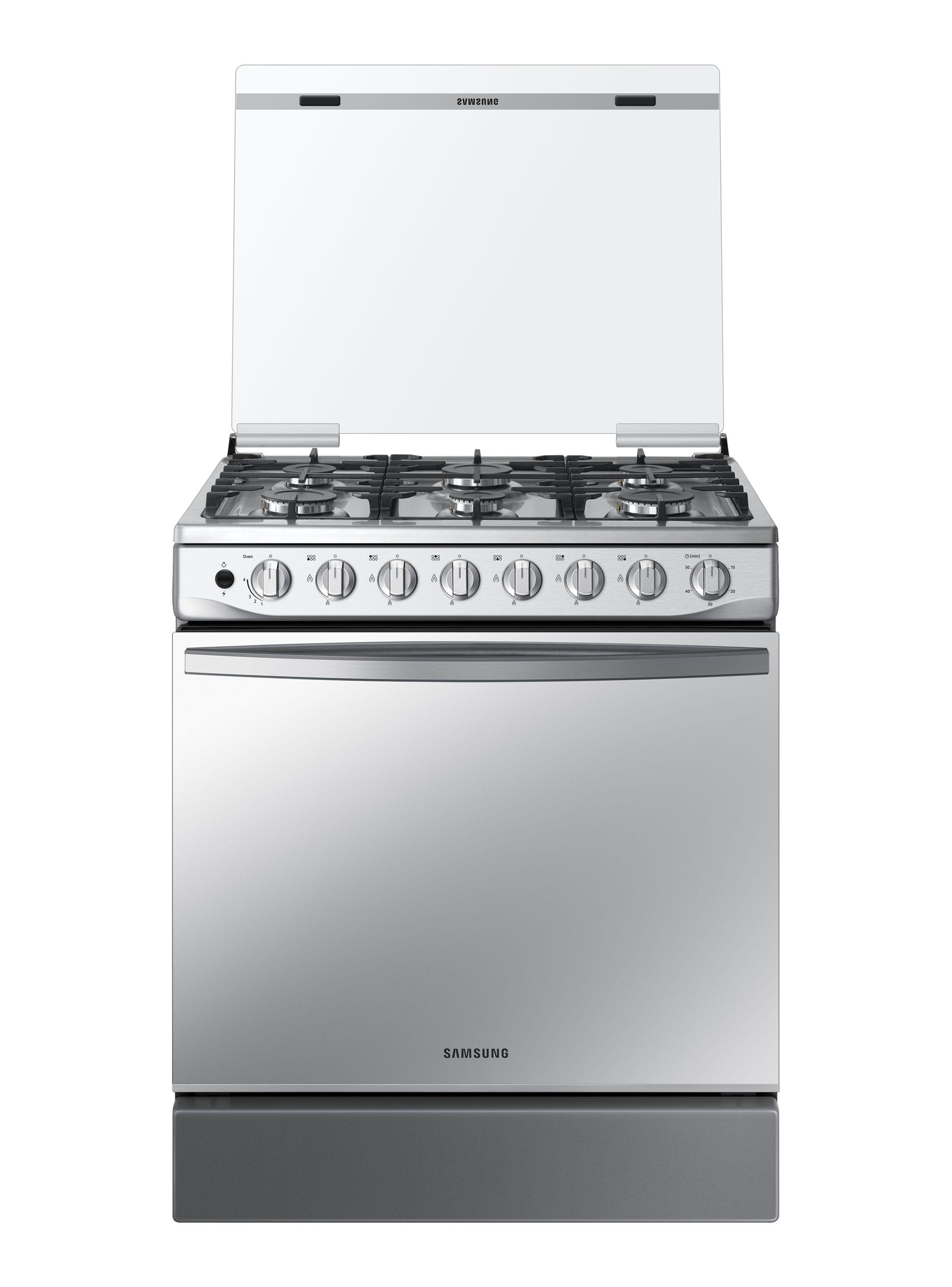Cocina a Gas 6 Quemadores Acero inoxidable 128 Litros Espejada-2
