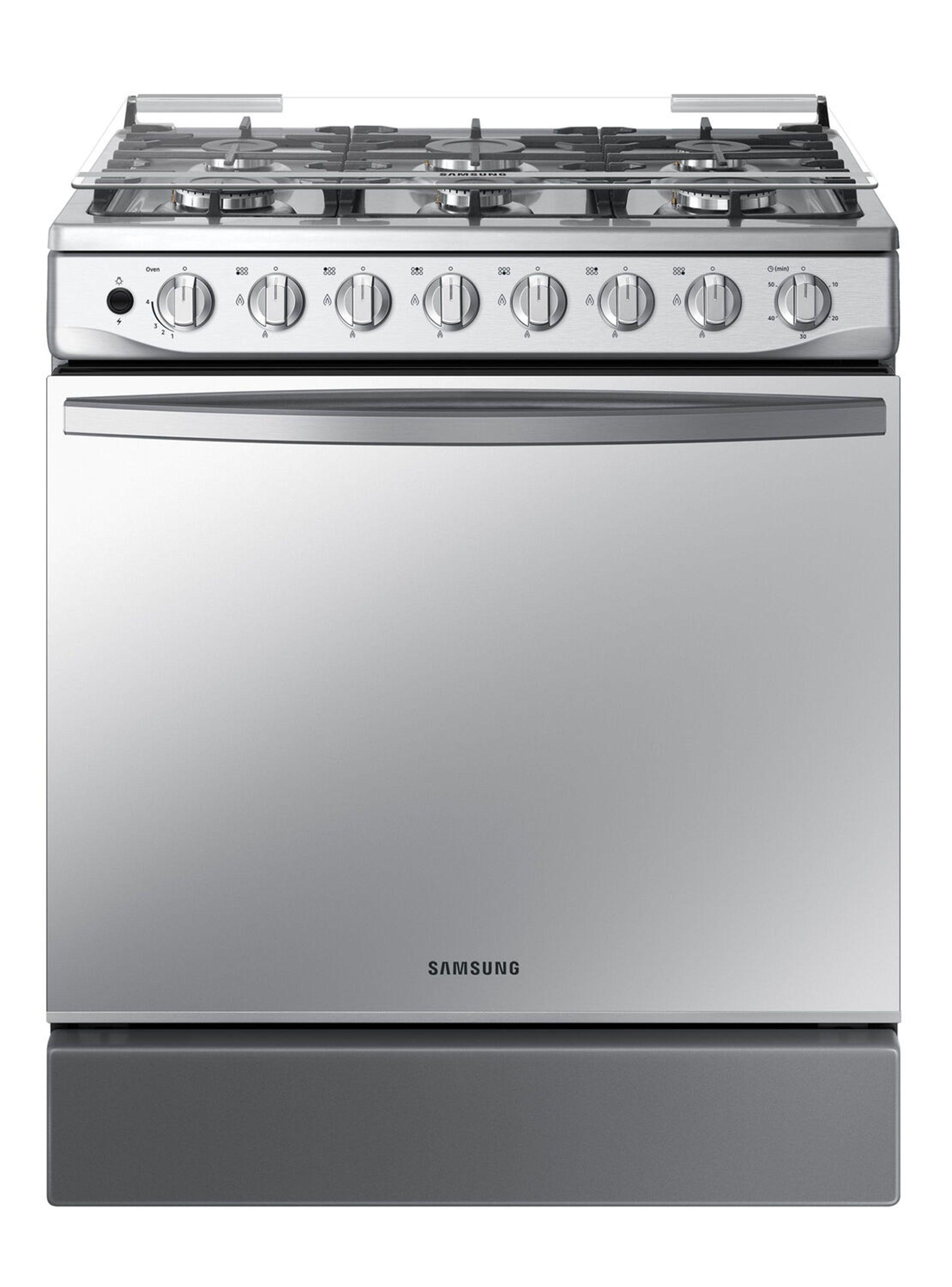 Cocina a Gas 6 Quemadores Acero inoxidable 128 Litros Espejada-0