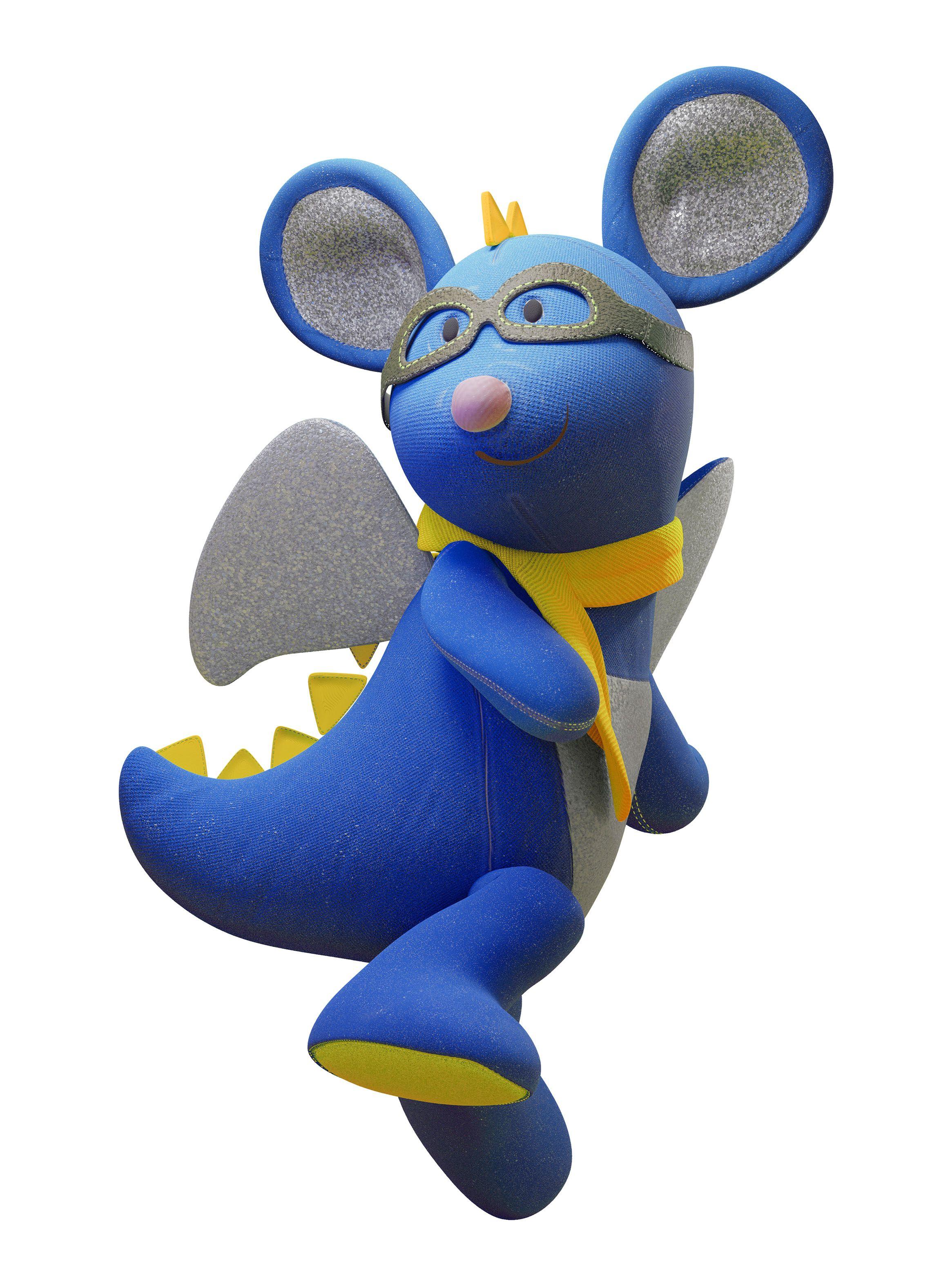 Peluche Ragón Blú 18 cm-2