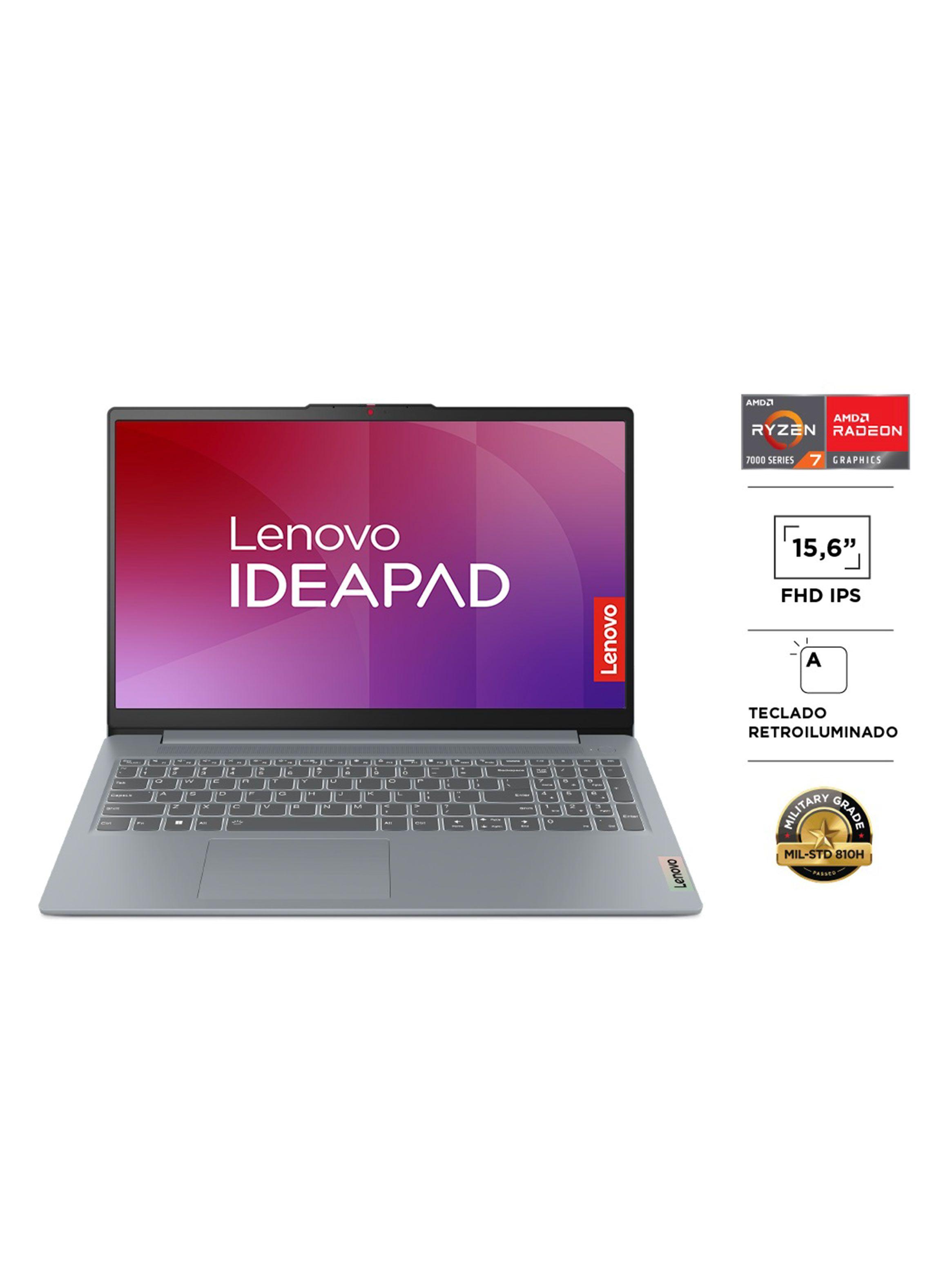 Notebook Ideapad Slim 3 AMD Ryzen 7 16GB RAM 512GB SSD 15.6" FHD IPS Retroiluminado-2