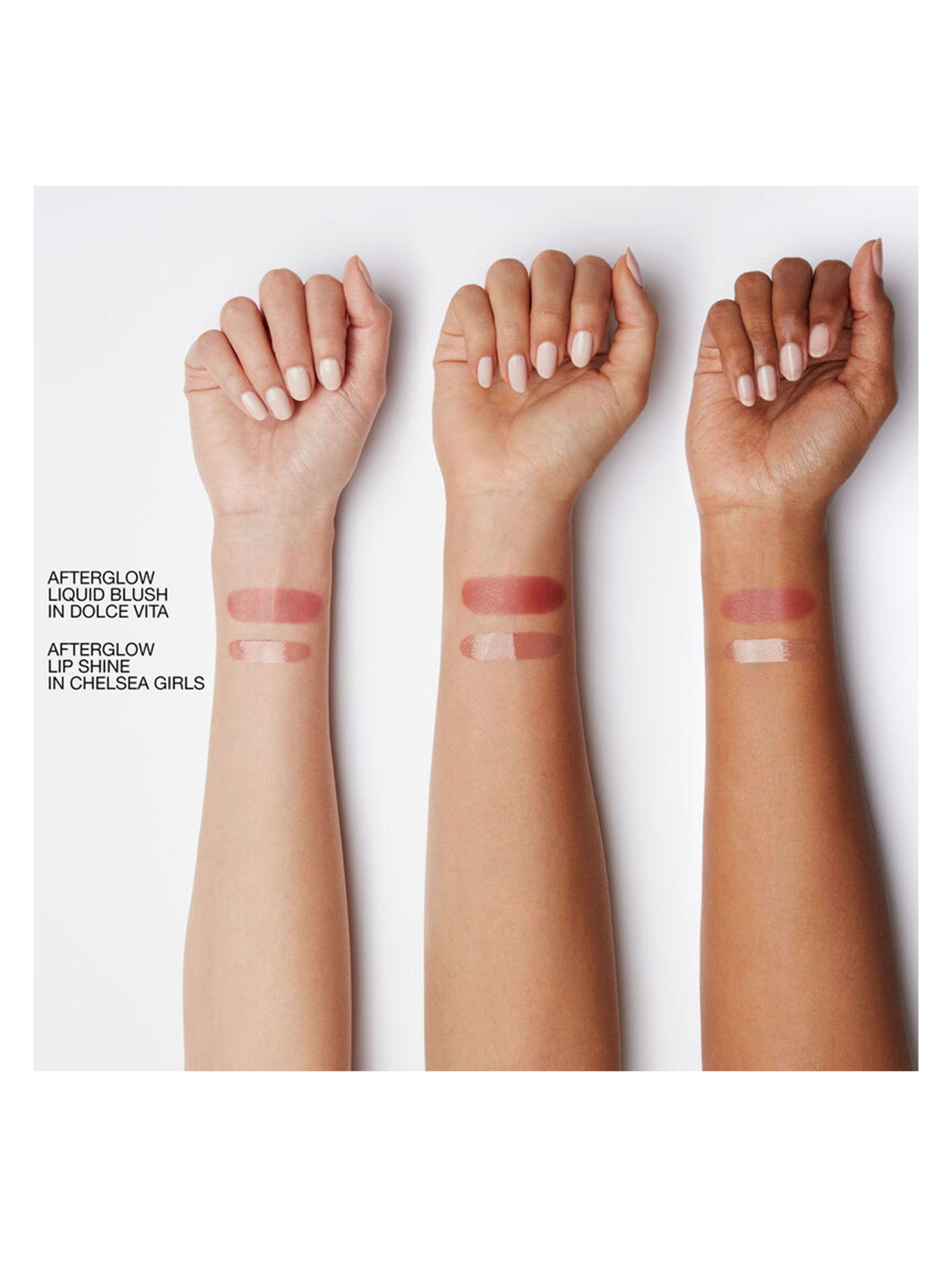 Mini Afterglow Liquid Blush & Lip Shine Duo - Dolce Vita + Chelsea Girls-4