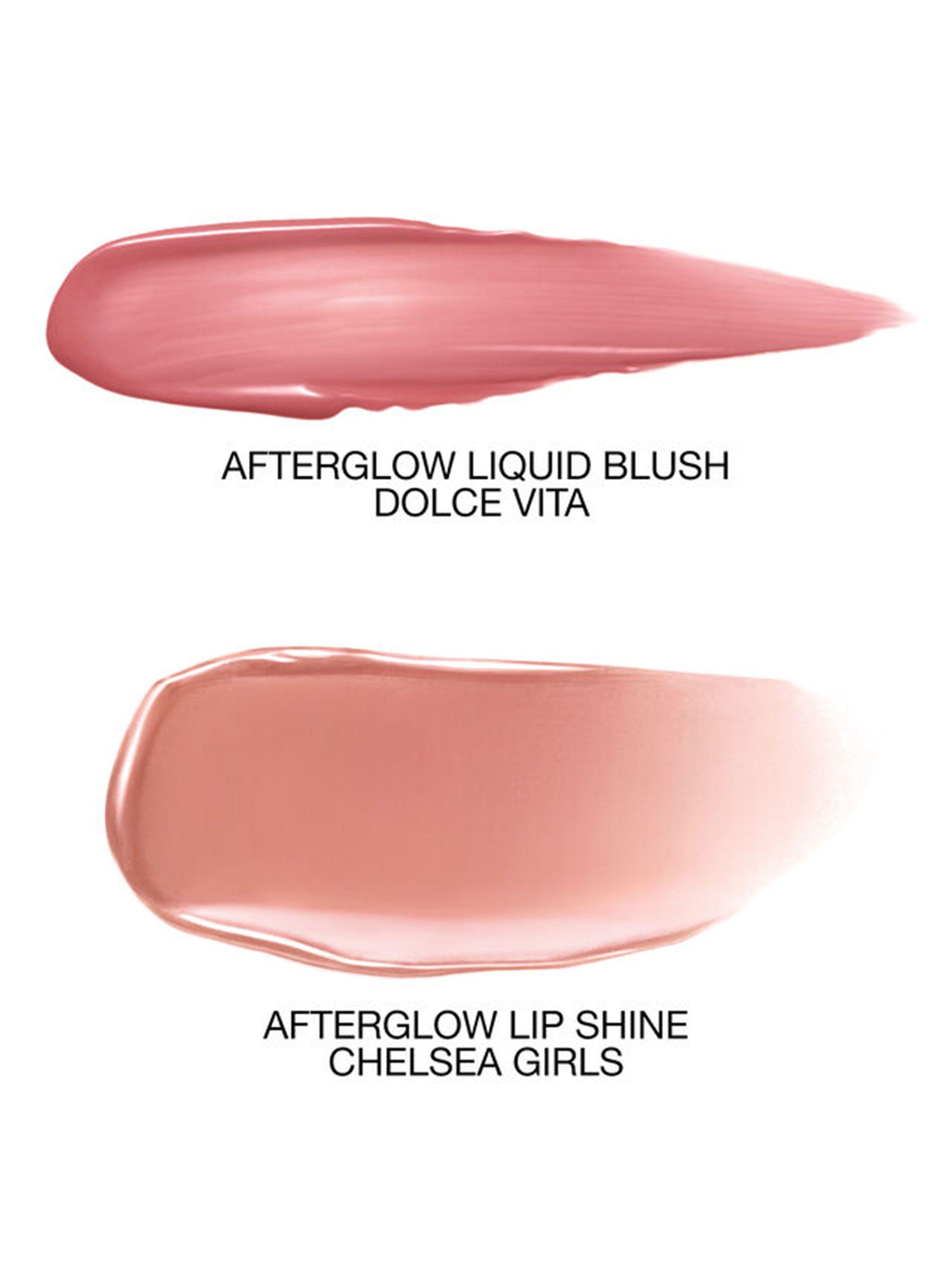 Mini Afterglow Liquid Blush & Lip Shine Duo - Dolce Vita + Chelsea Girls-1