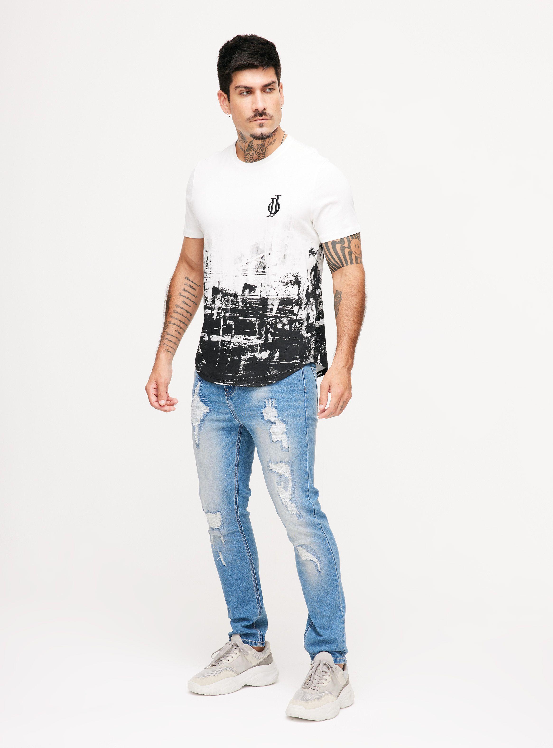Polera Longfit Medio Full Print-4