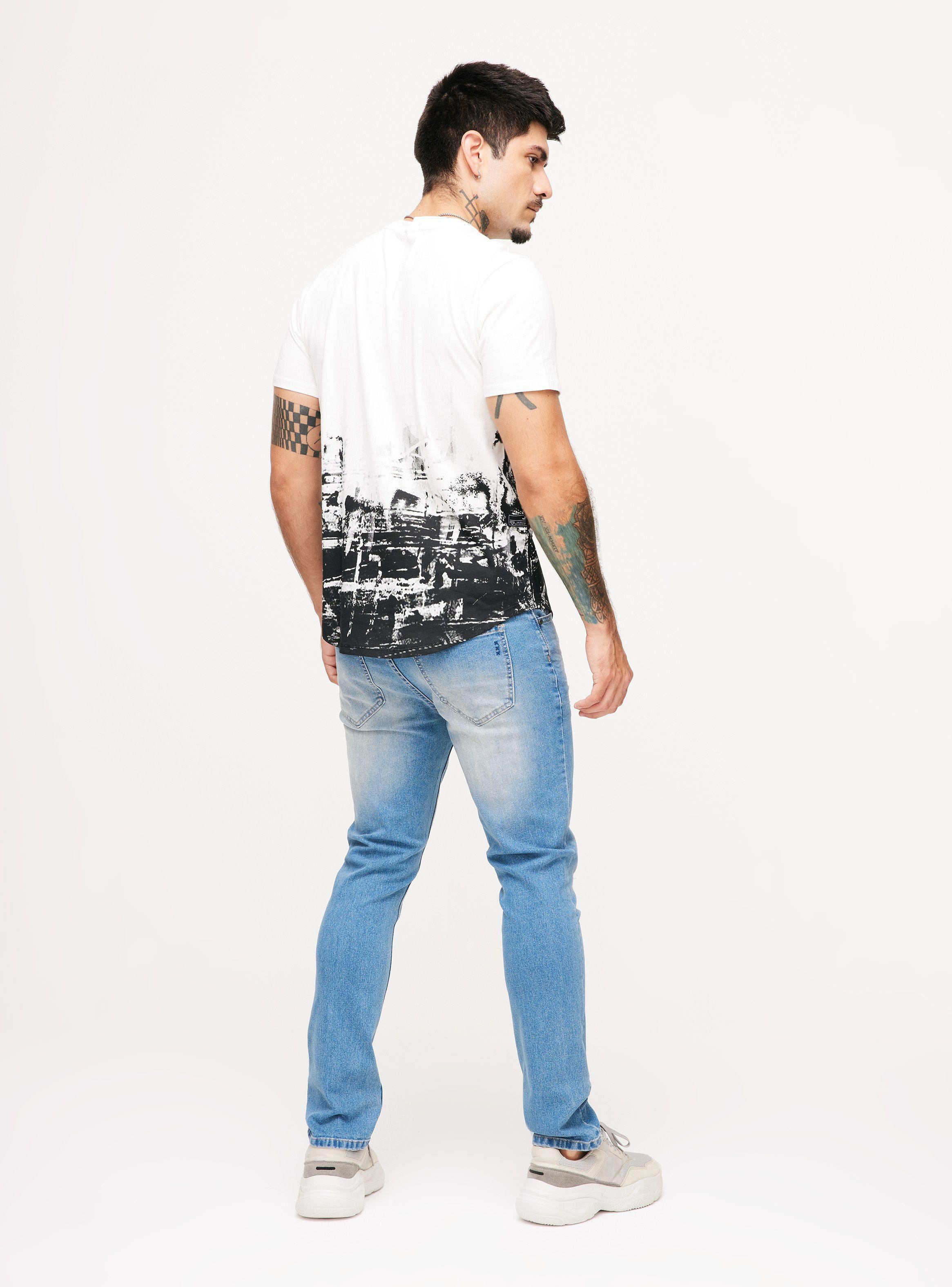 Polera Longfit Medio Full Print-5