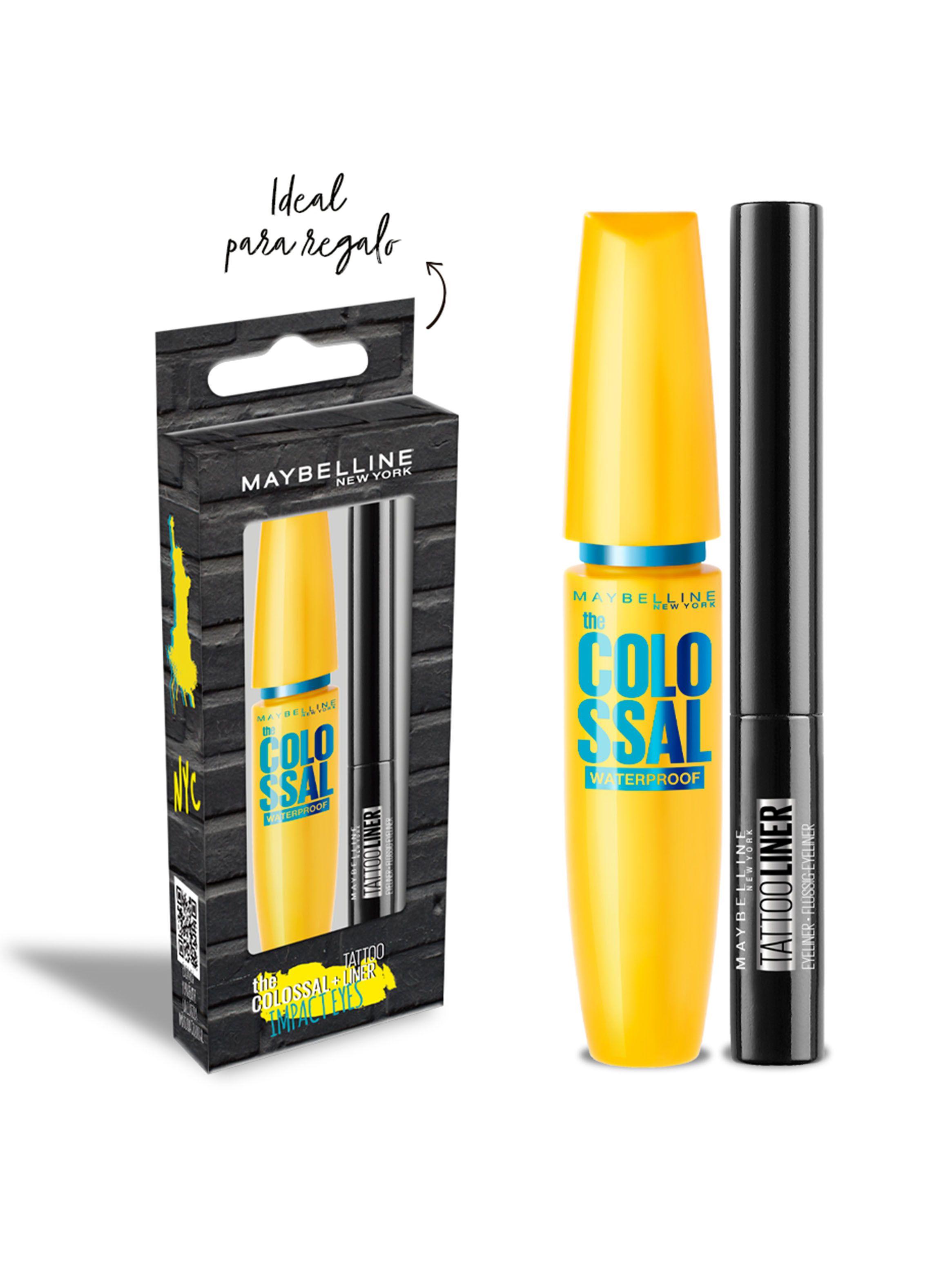 Set Maybelline Look Ojos Colossal + Tattoo Liquid Liner-0