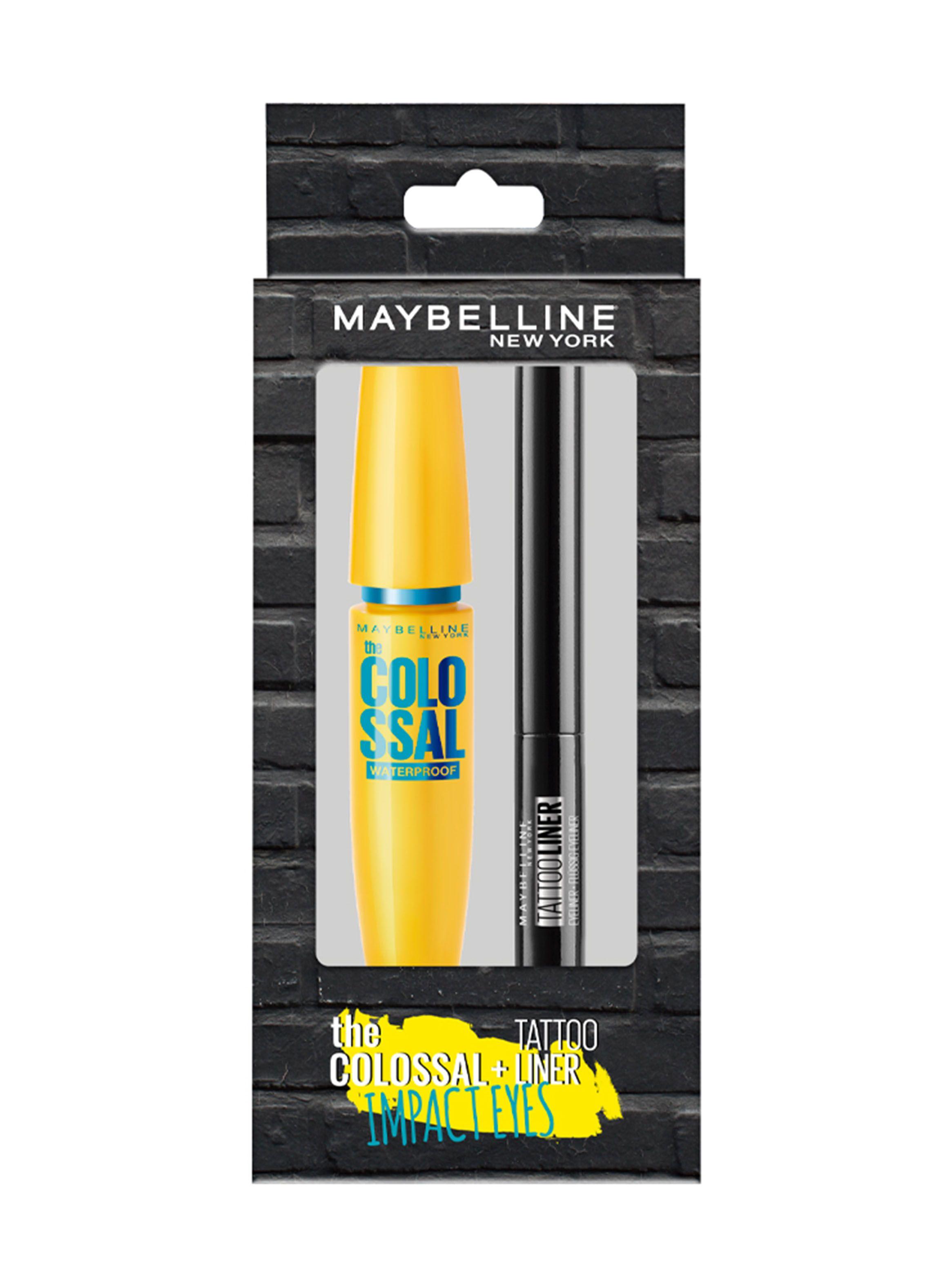 Set Maybelline Look Ojos Colossal + Tattoo Liquid Liner-3