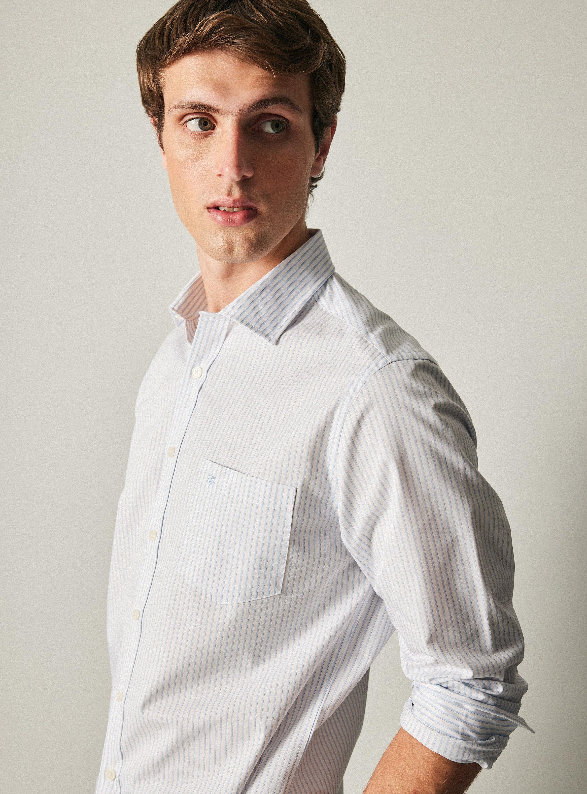 Camisa Manga Larga Rayada-2