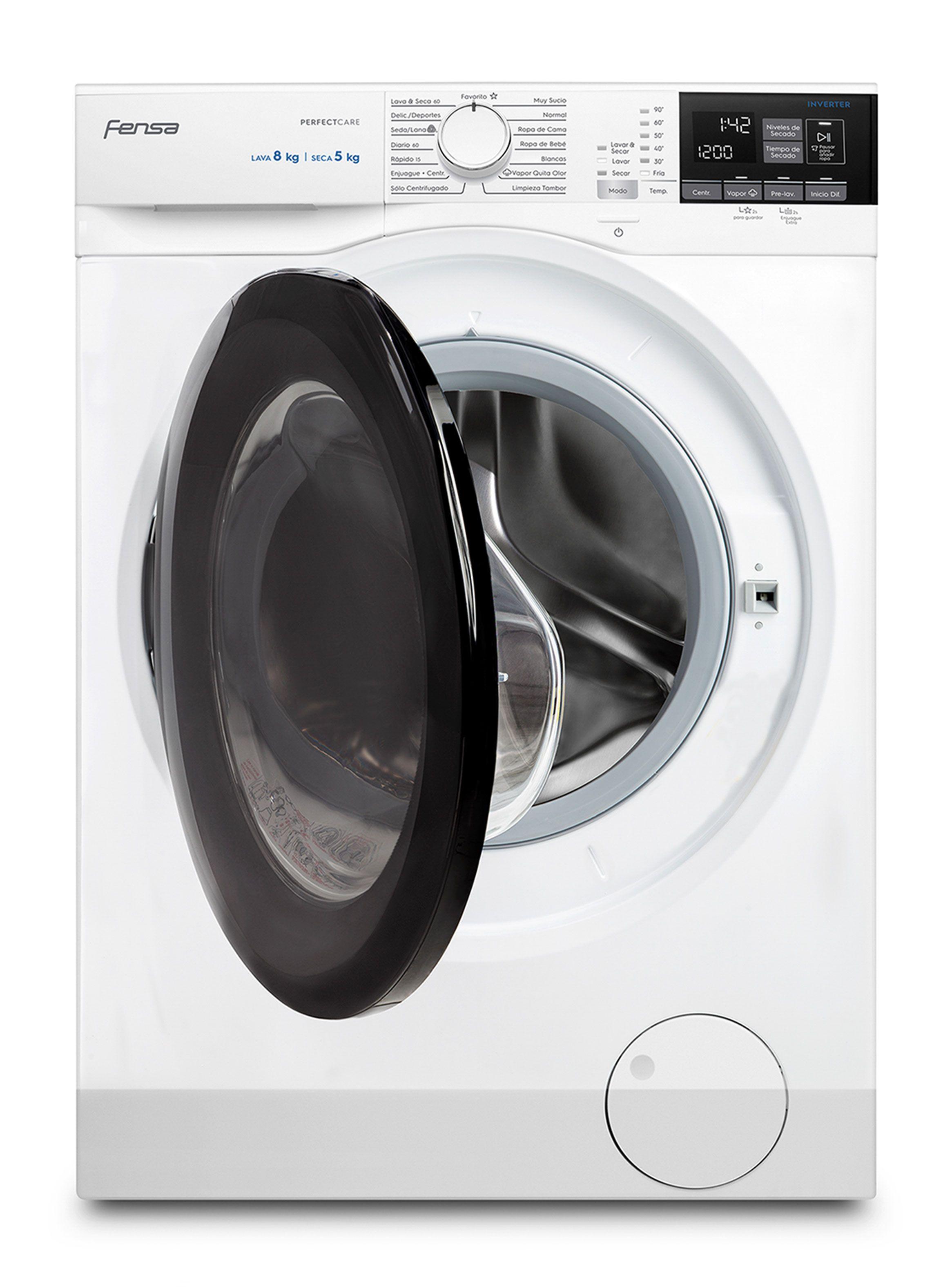 Lavadora-Secadora Carga Frontal 8/5 Kg Perfect Care 8WD Blanca-2