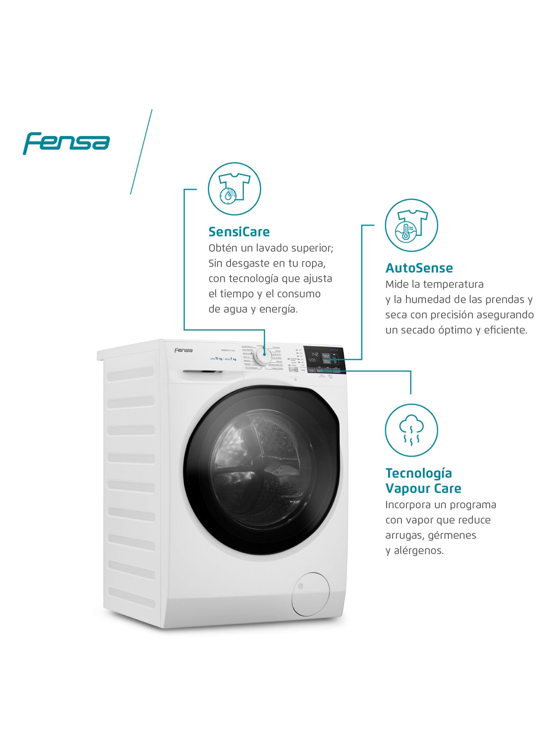 Lavadora-Secadora Carga Frontal 11/7 Kg Perfect Care 11WD Blanca-4