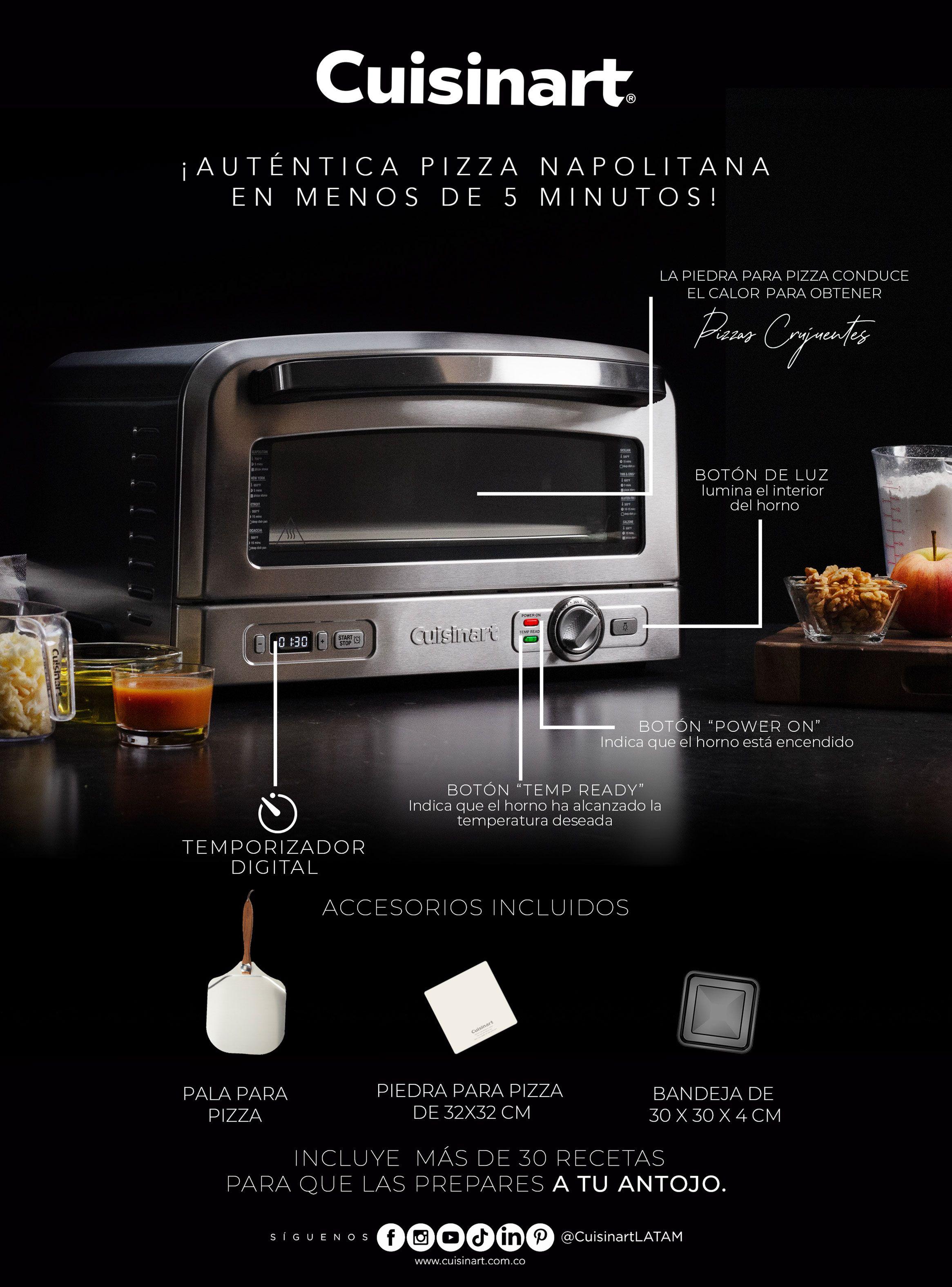 Horno Eléctricos de Pizza 1800W CPZ120CL-5
