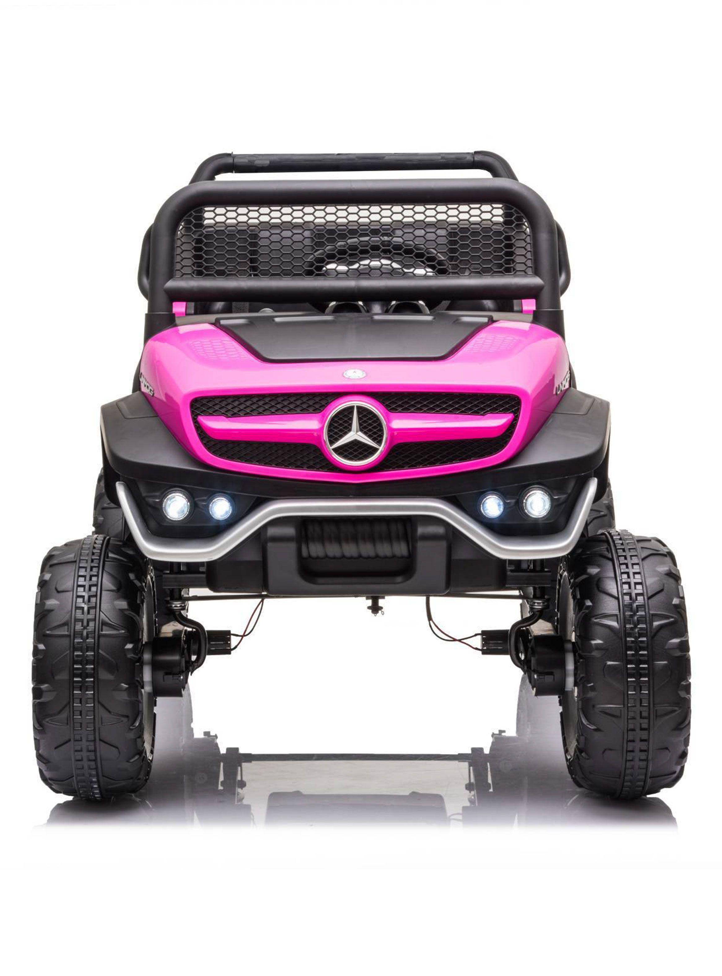 Jeep a Batería Mercedes Benz Rosado 12 Volts-5