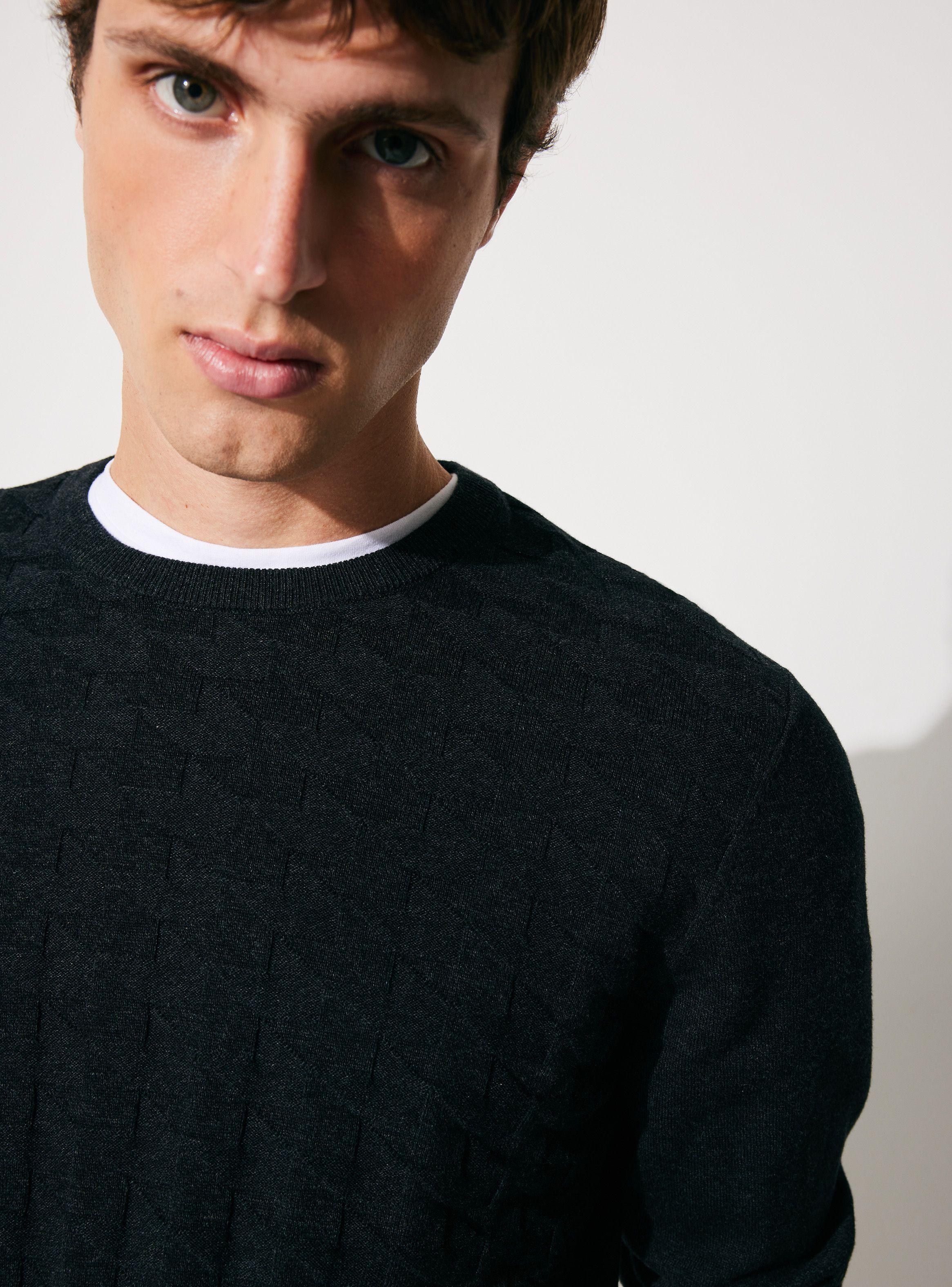 Sweater R-Neck Texturado-2