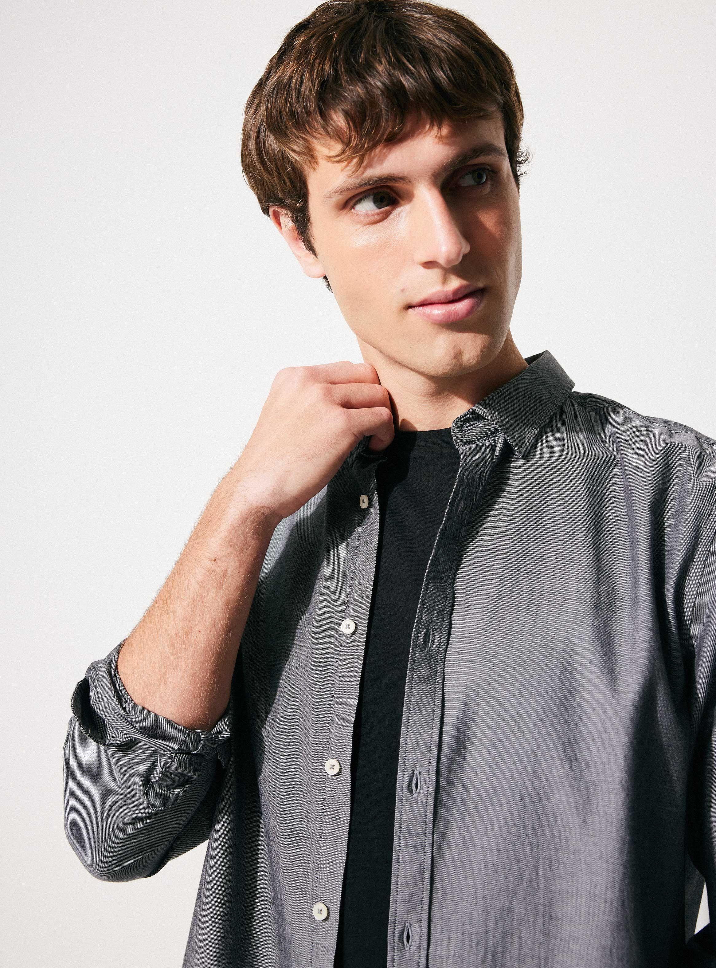 Camisa Oxford Lisa Algodón-2