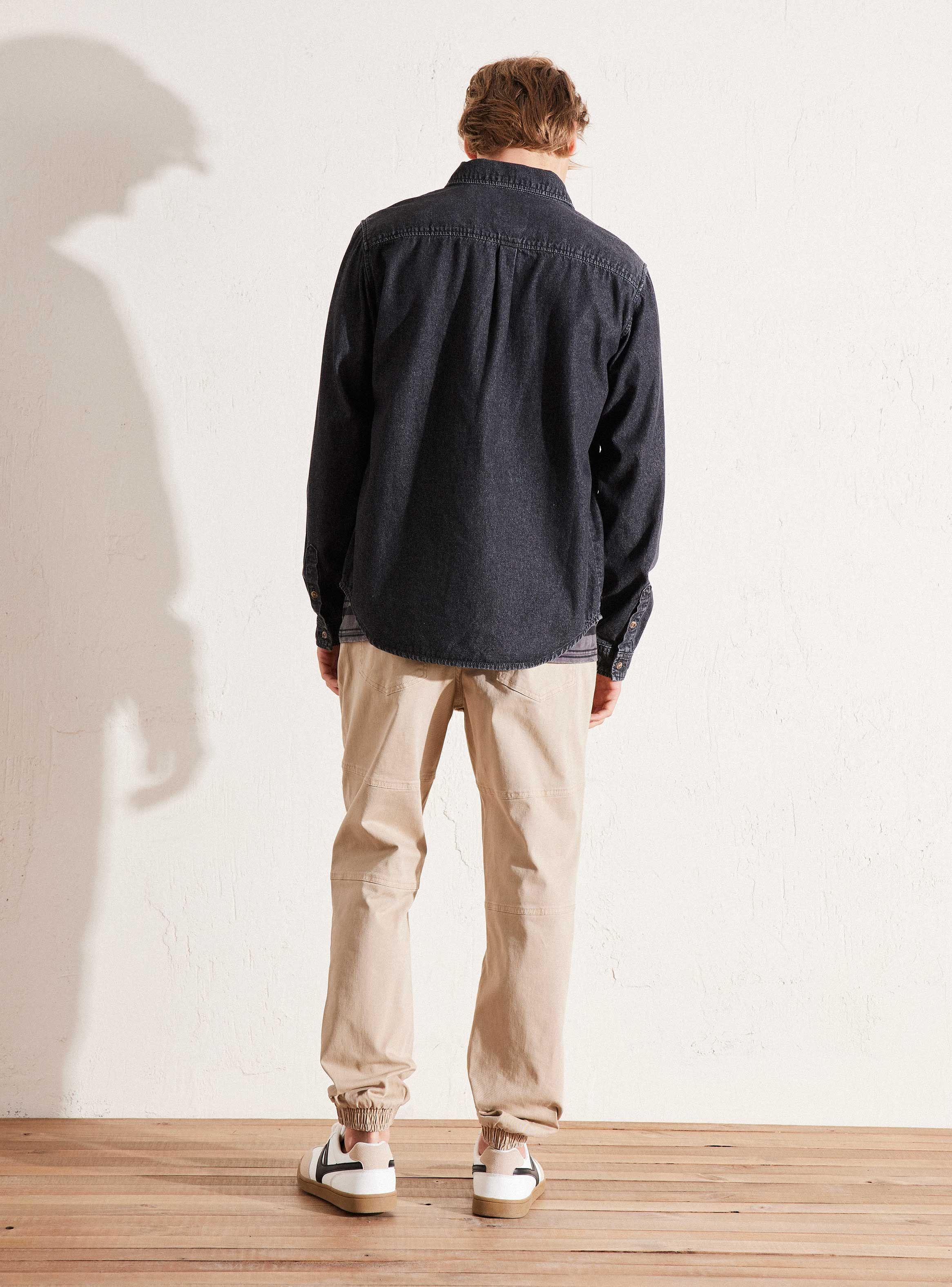 Camisa Denim Regular Fit Boton Carey-5