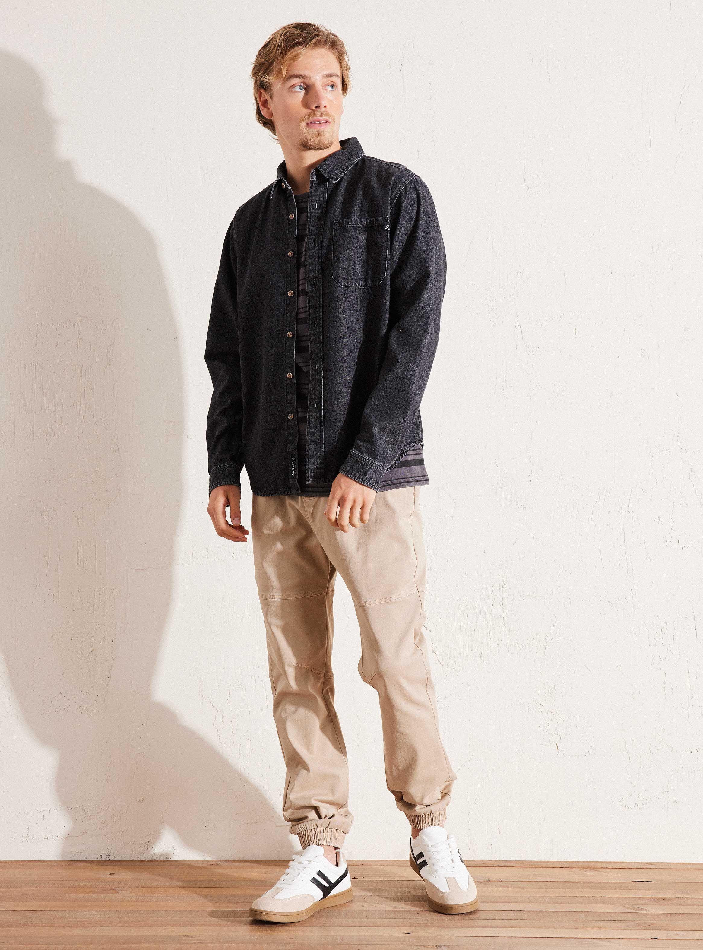 Camisa Denim Regular Fit Boton Carey-4