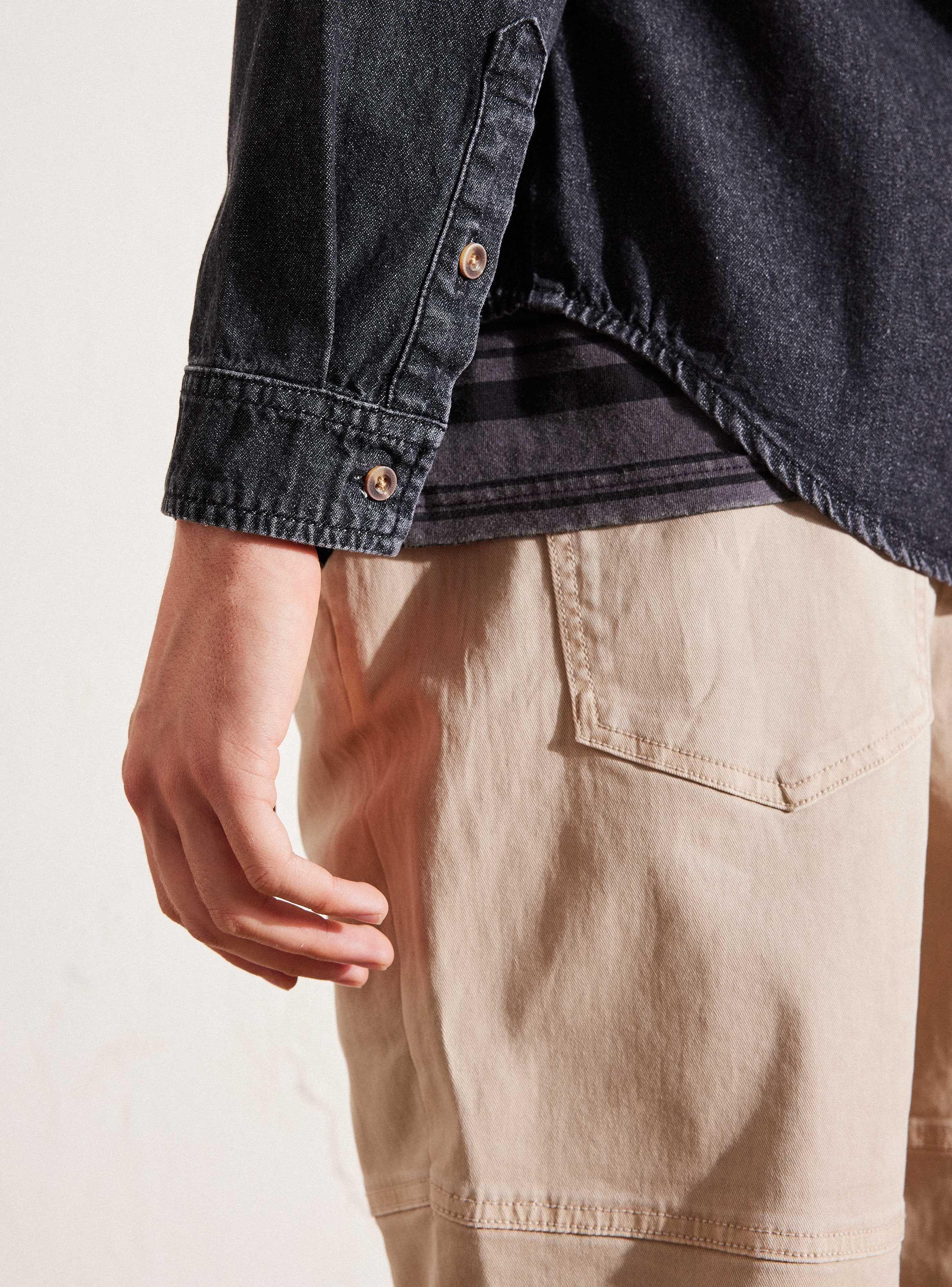 Camisa Denim Regular Fit Boton Carey-3