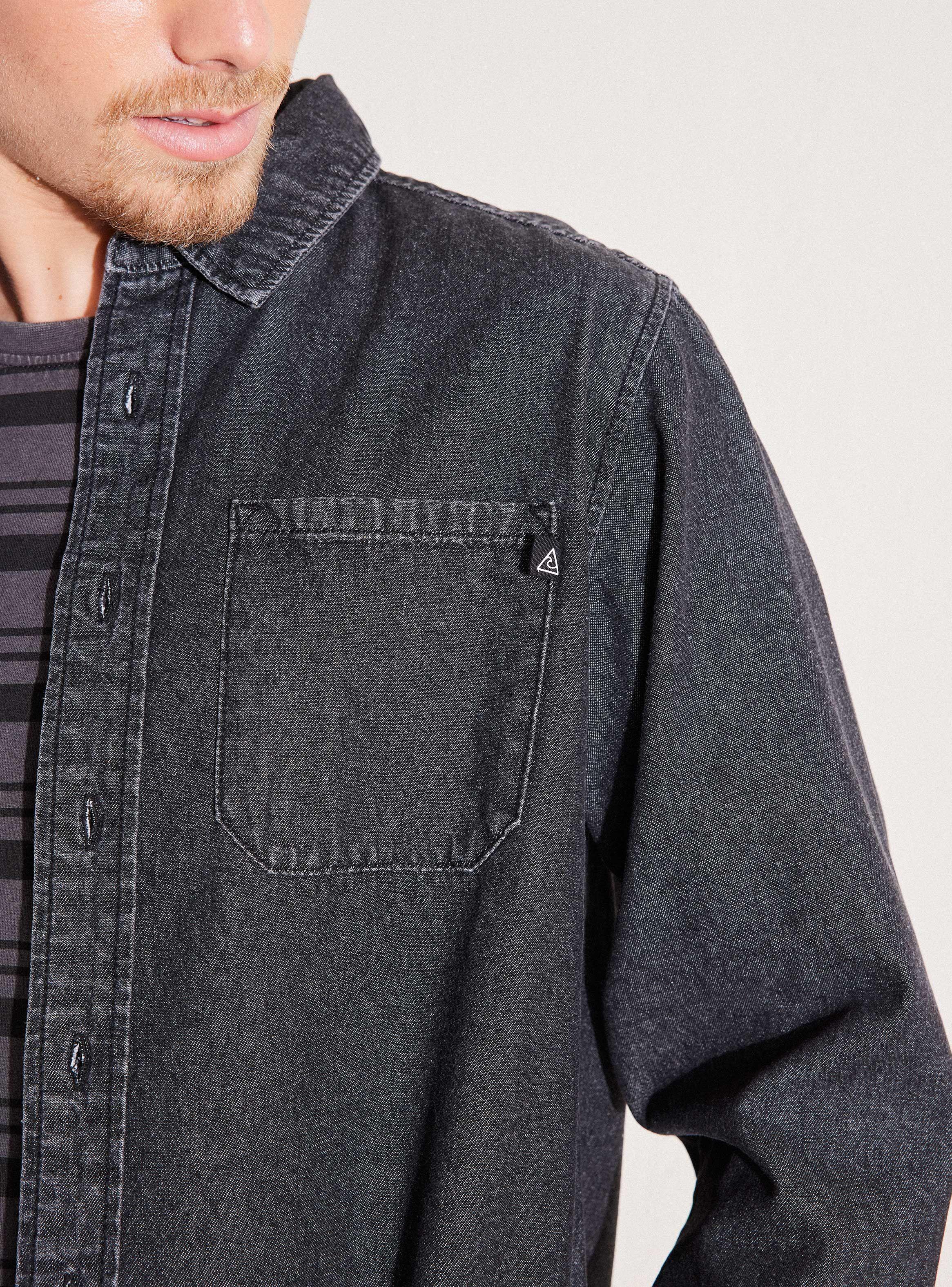 Camisa Denim Regular Fit Boton Carey-2