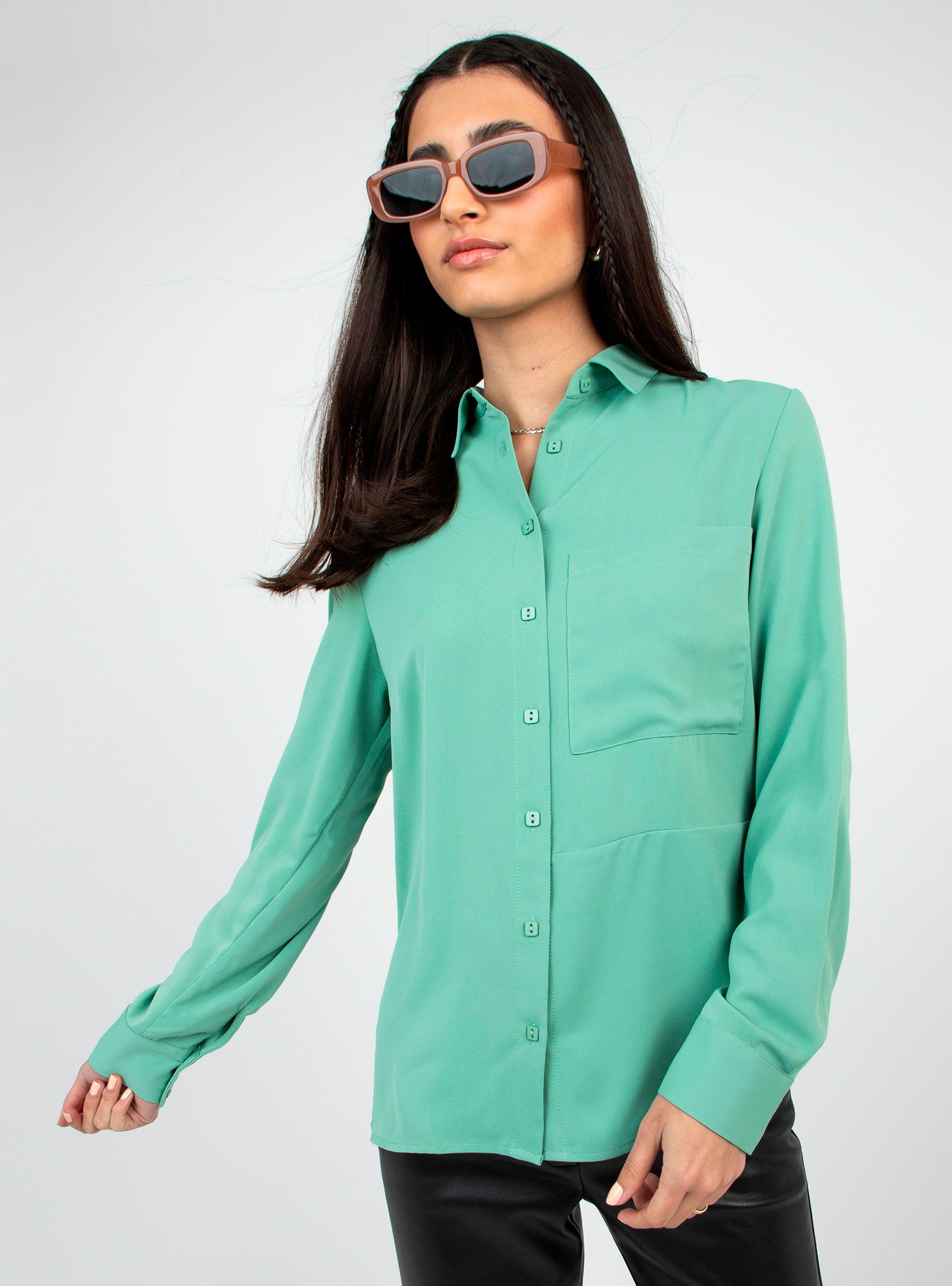 Blusa Camisera Patchwork Mujer-0