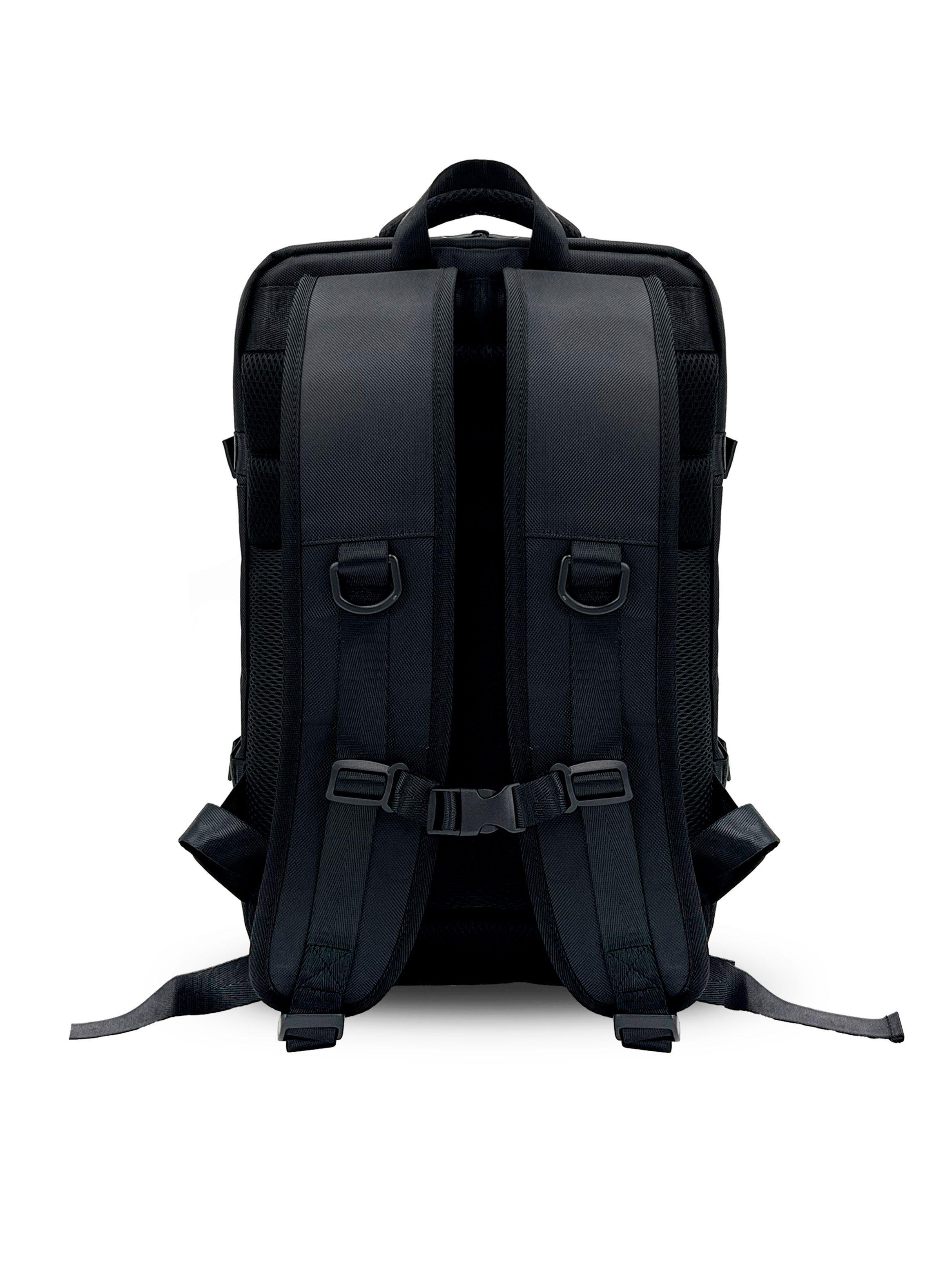 Mochila de Viaje Expandible 55 Litros Negro.-2