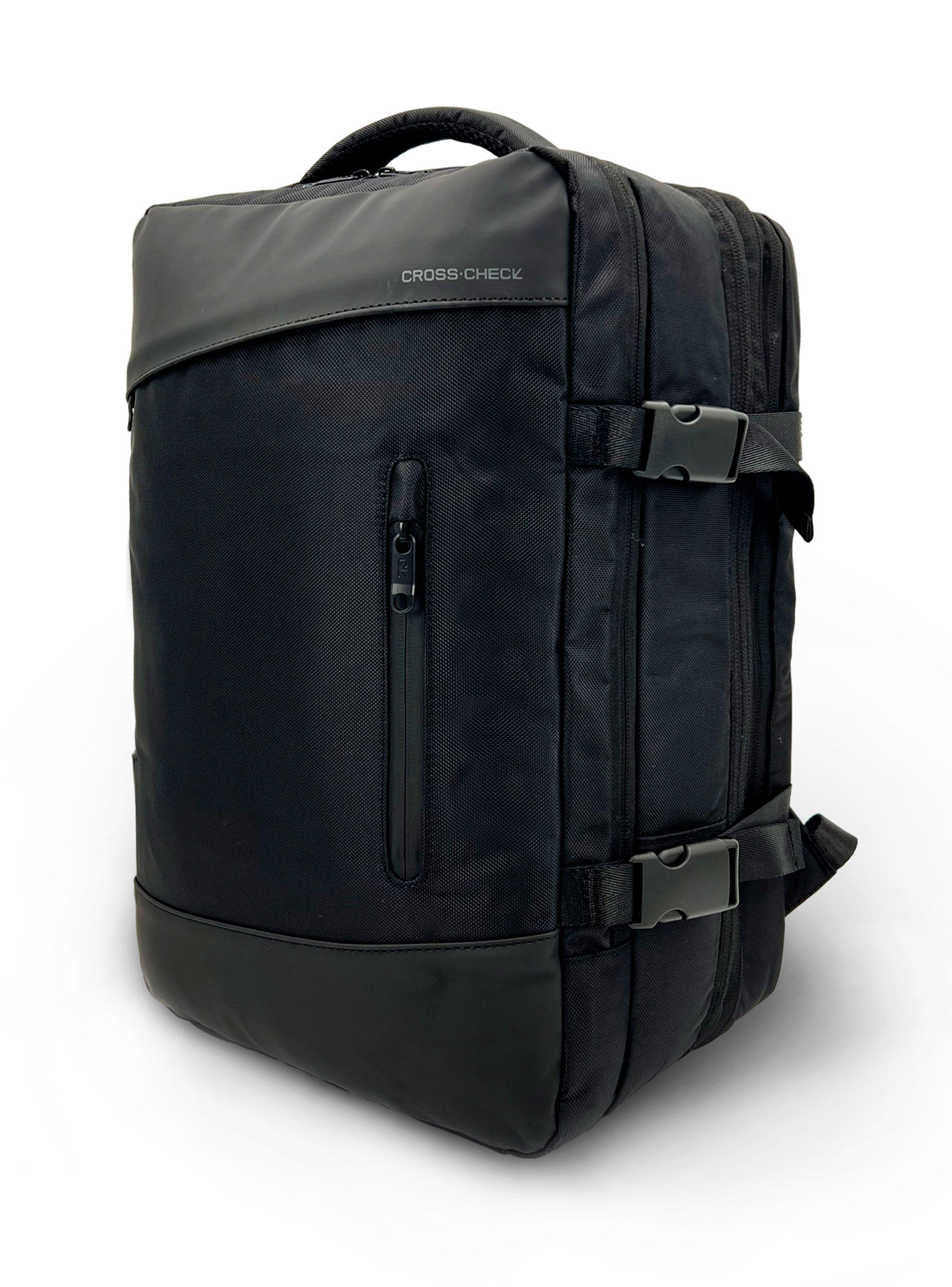 Mochila de Viaje Expandible 55 Litros Negro.-1
