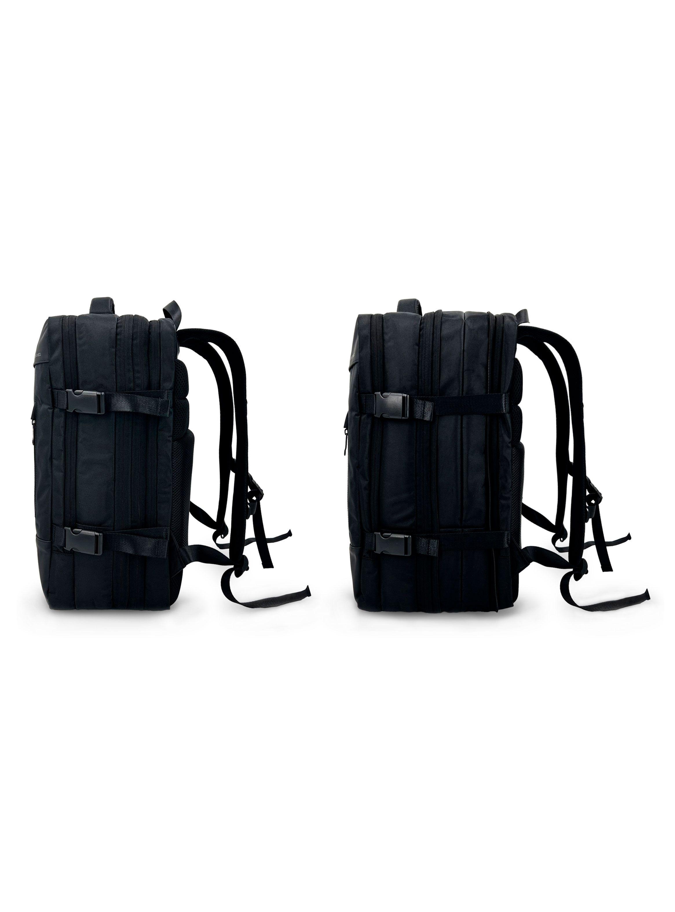 Mochila de Viaje Expandible 55 Litros Negro.-9