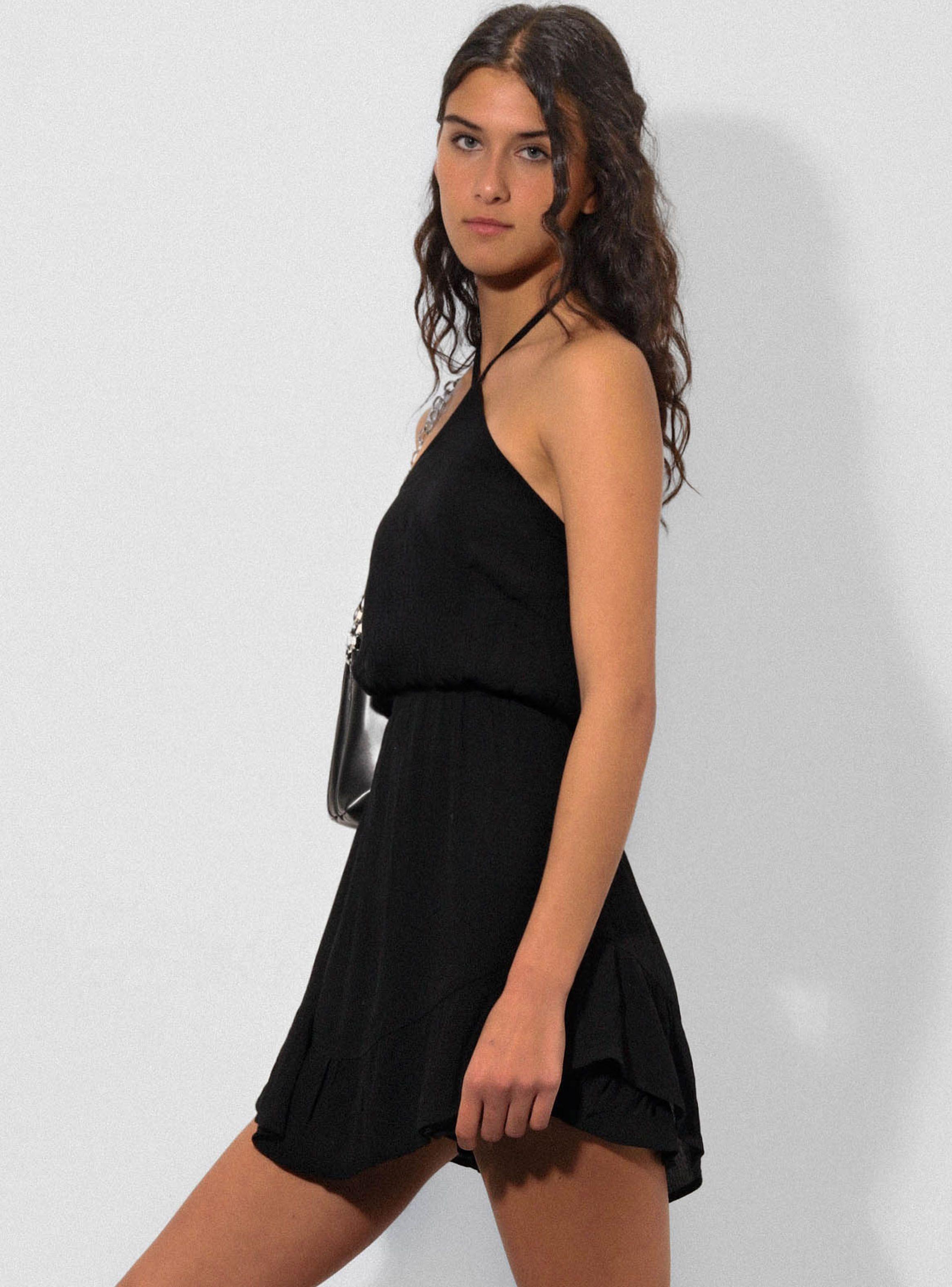 Enterito Corto Halter Black-2