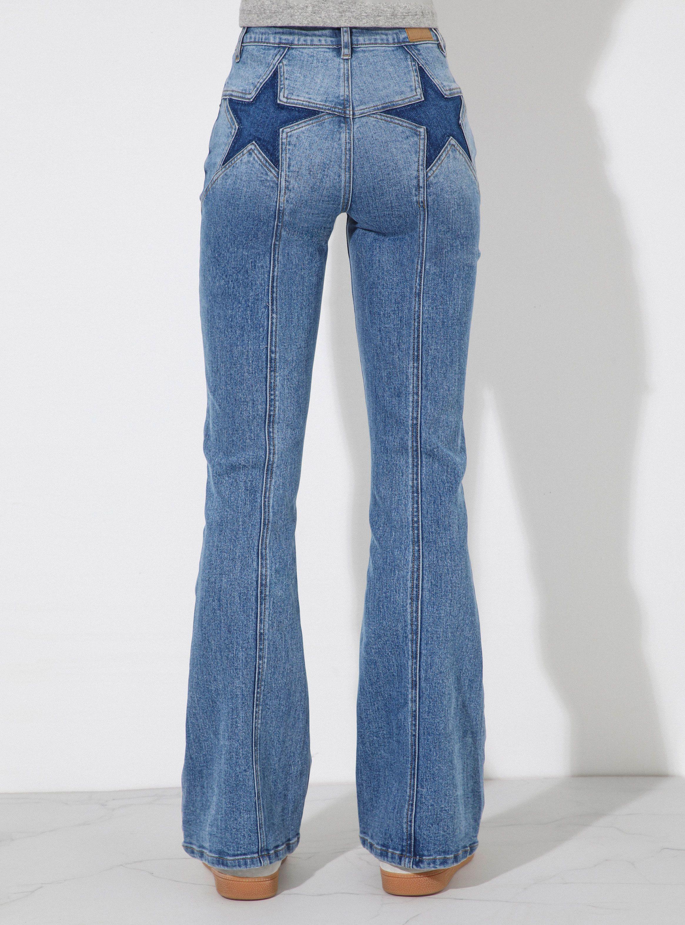 Pantalón Flare Estrella-1