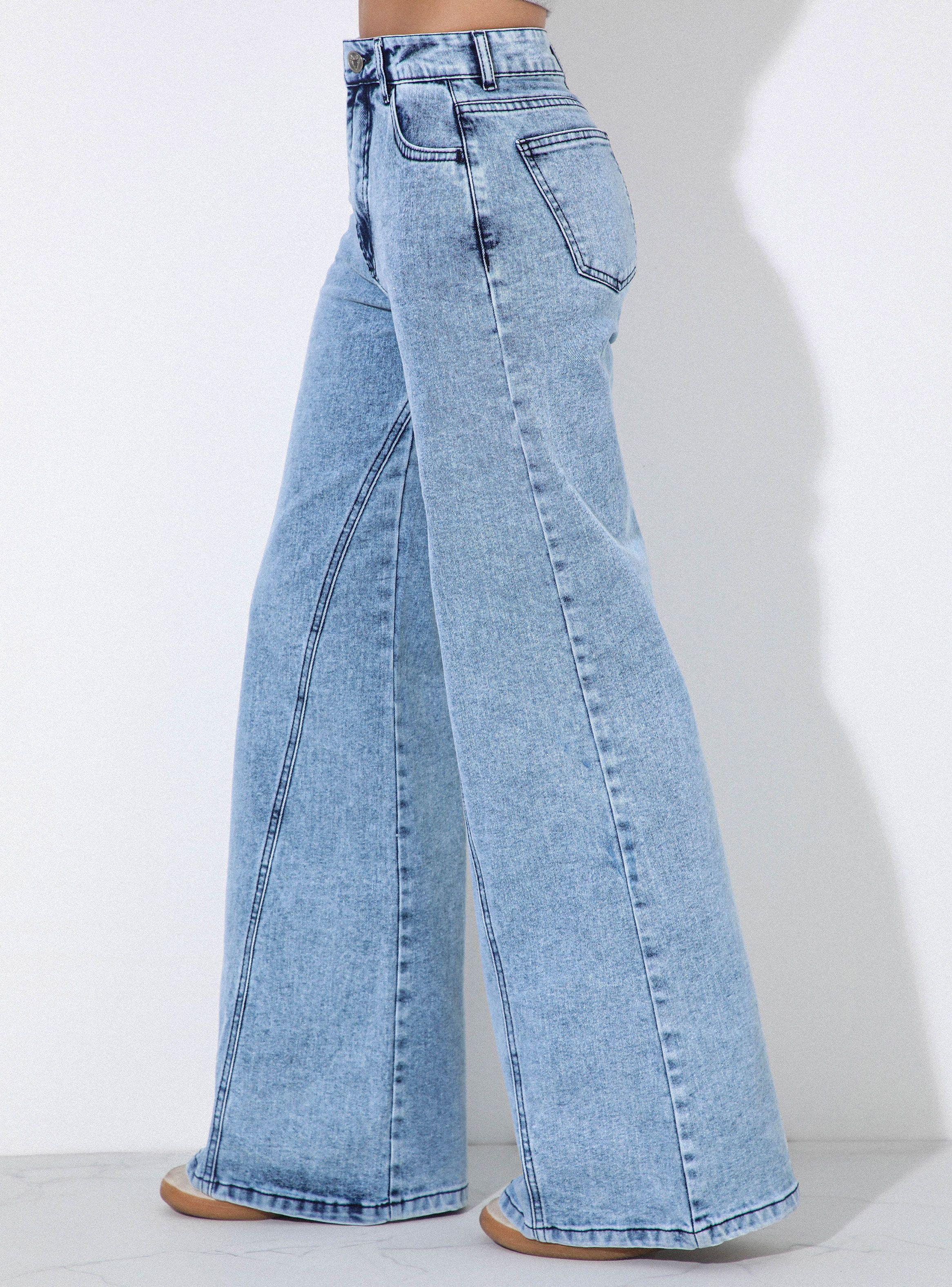 Jeans Pants Corte Entrepierna-2