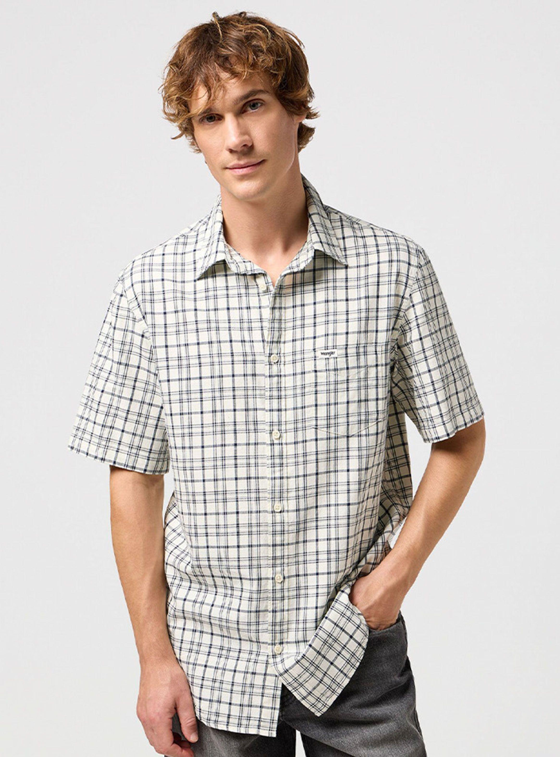 Camisa Casual Cuadros Print-0