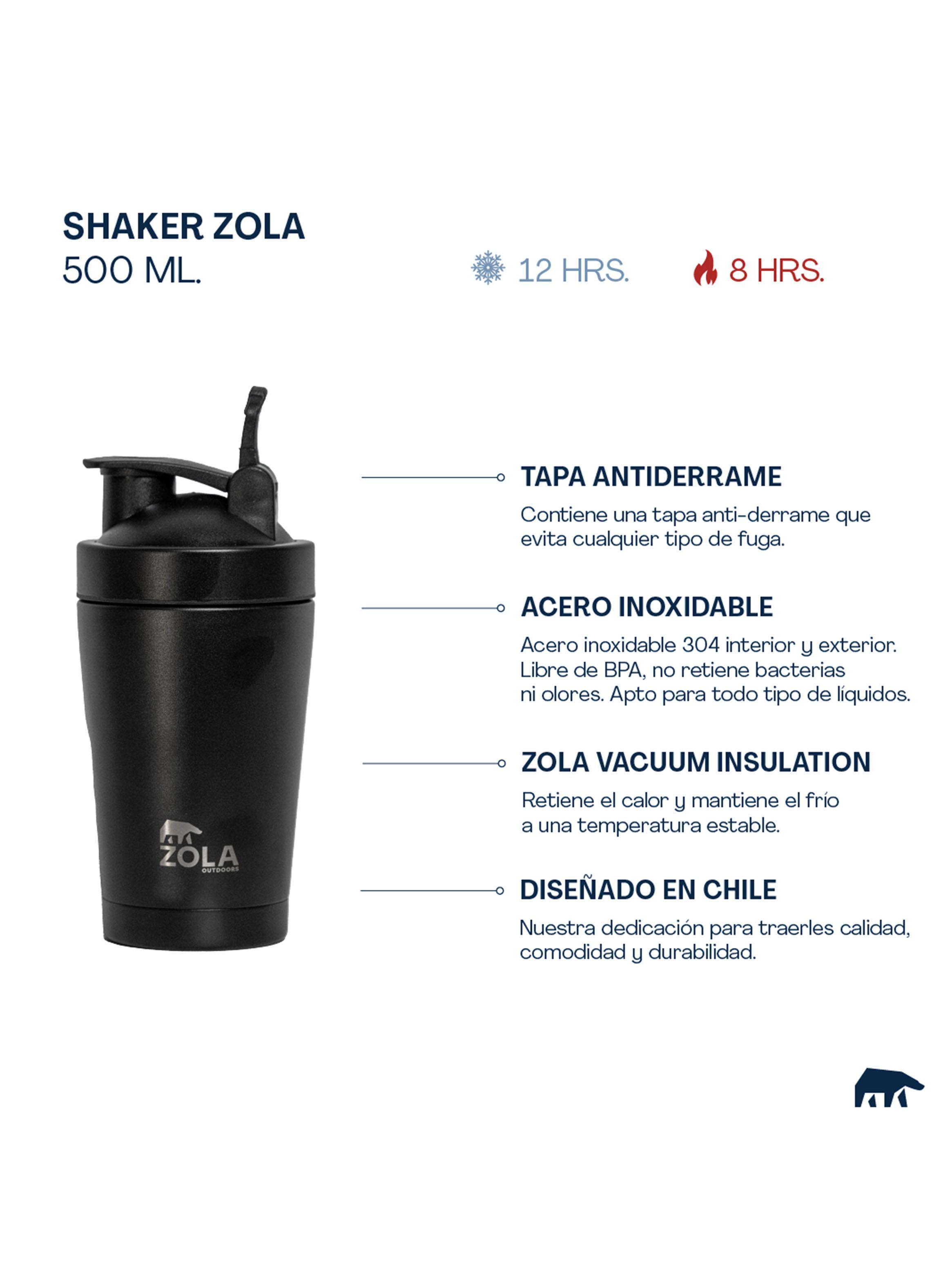 Botella Shaker 500 ml Negro-1