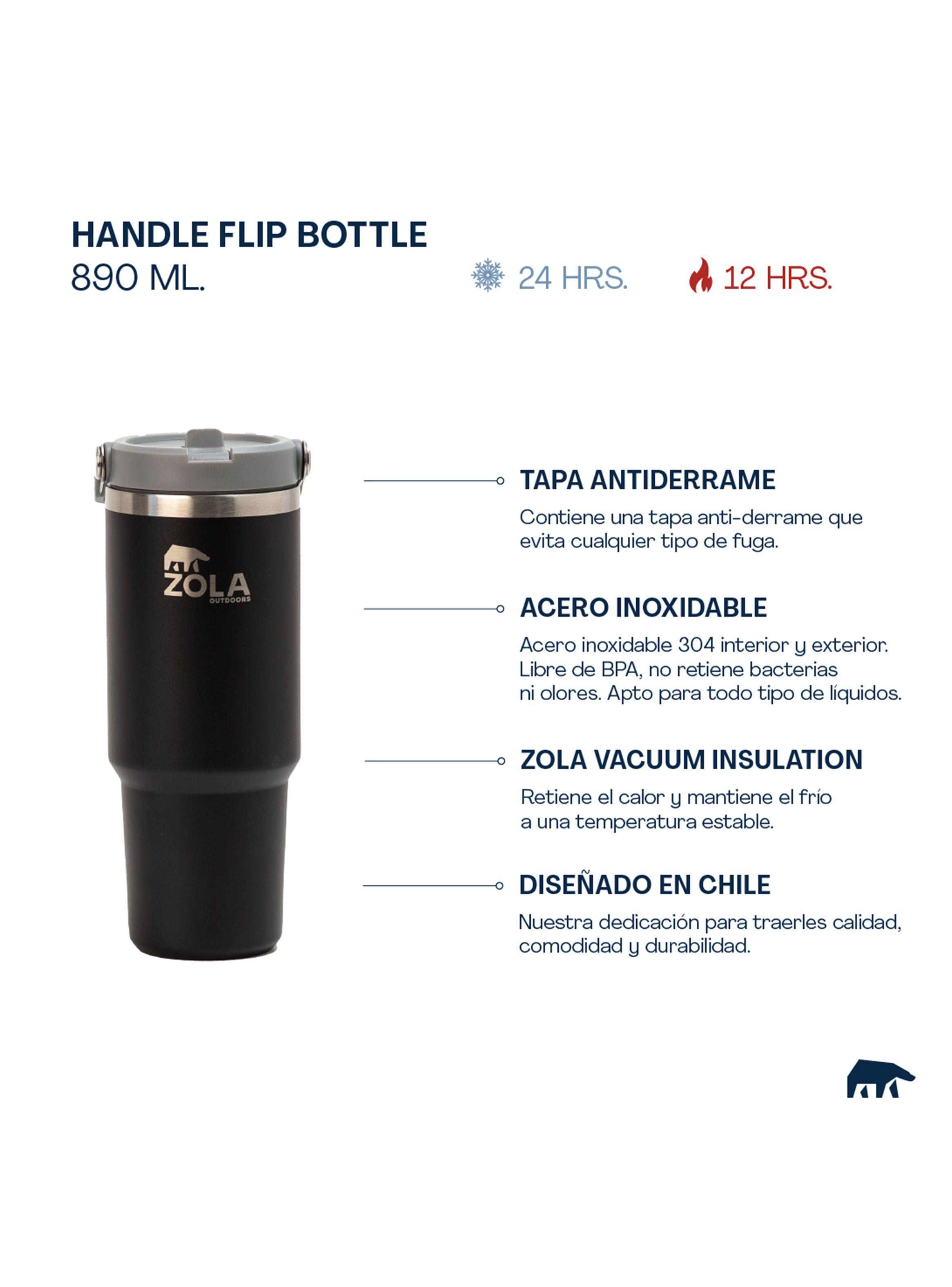 Botella Térmica 890 ml Rosado Pastel-1