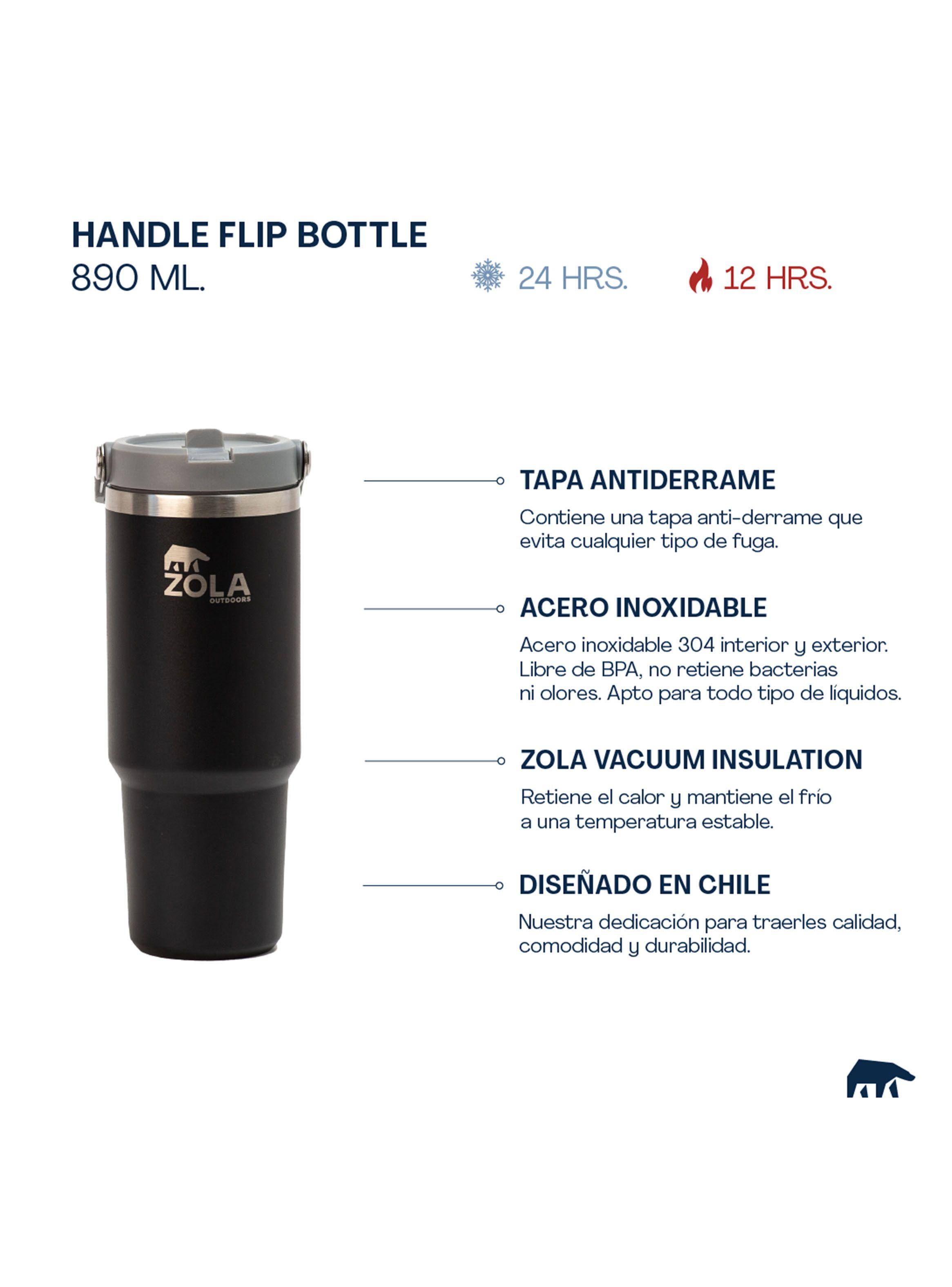 Botella Térmica 890 ml Negro-1