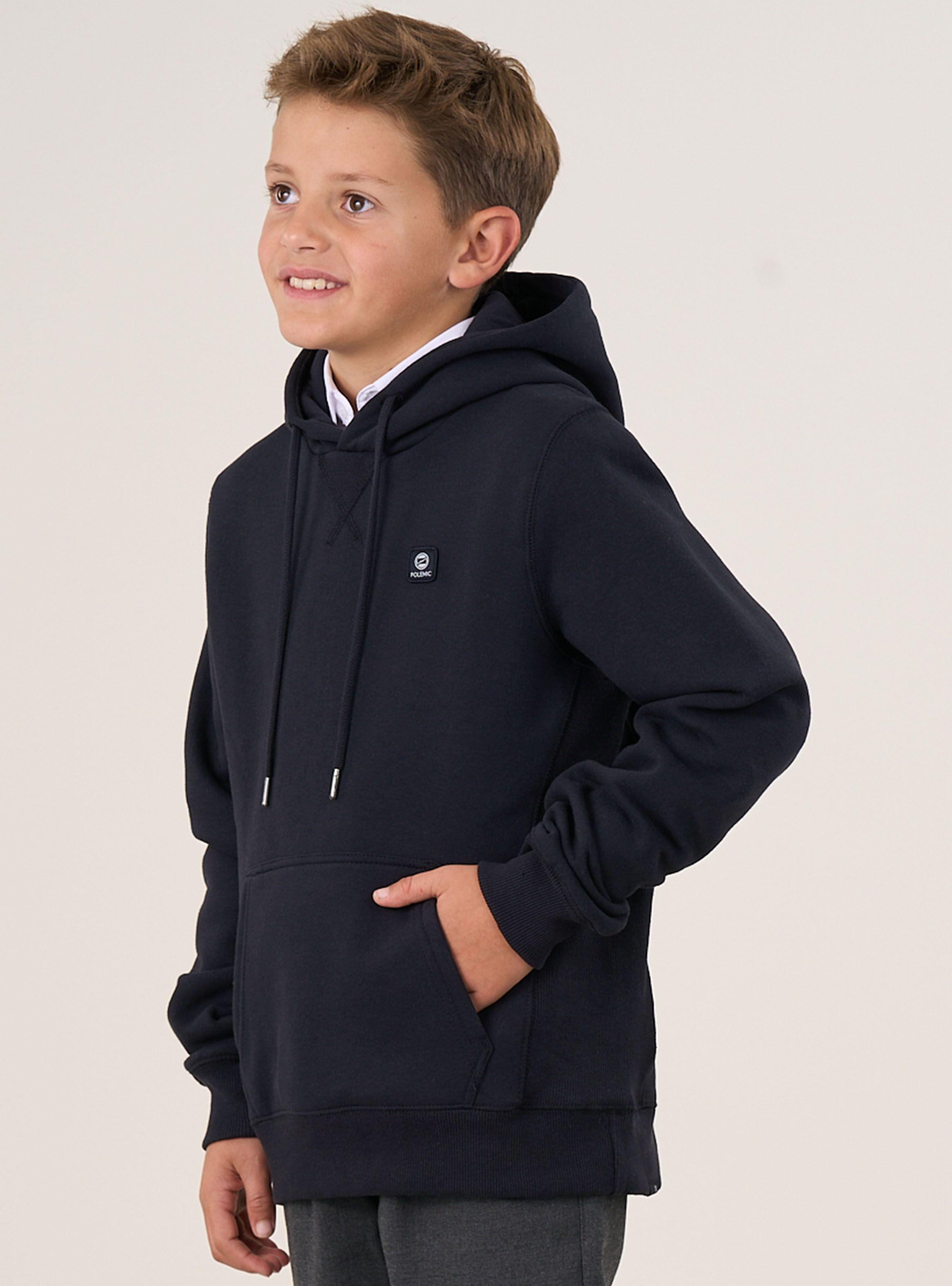 Polerón Canguro Escolar Franela-2