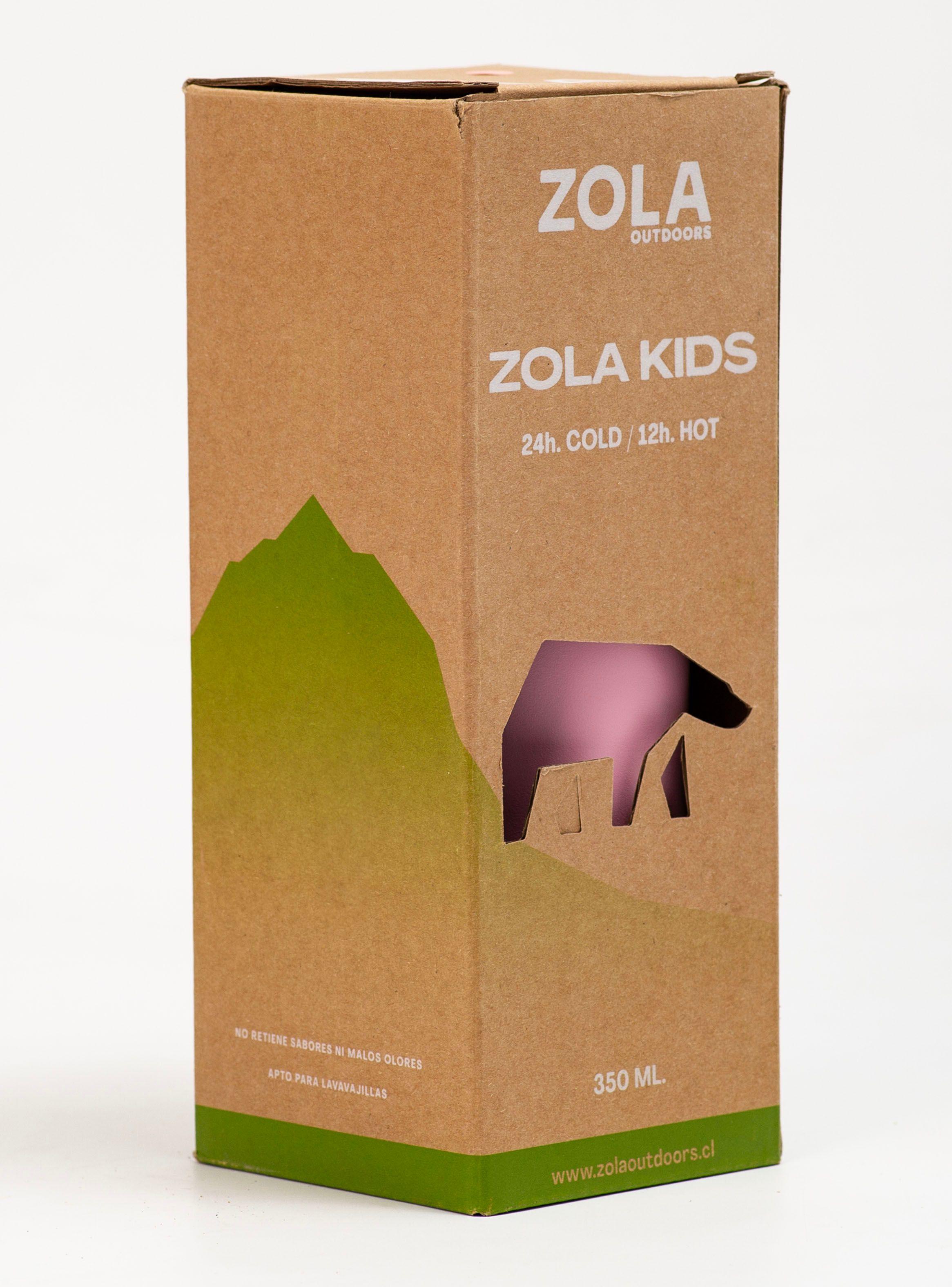 Botella Térmica 350 ml Kids Rosado Pastel-1