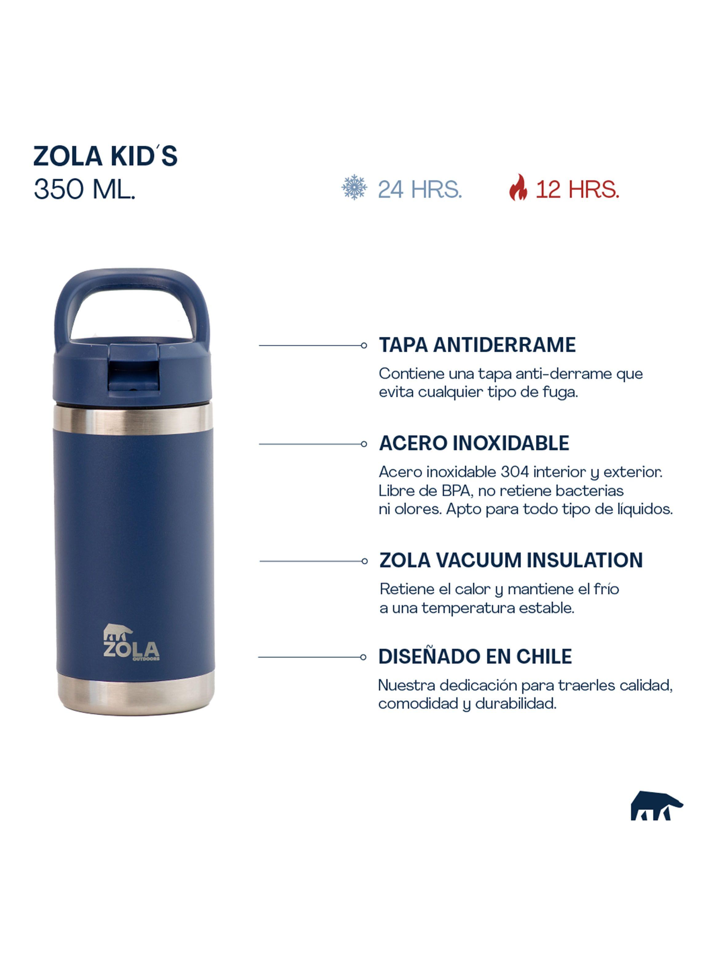 Botella Térmica 350 ml Kids Rosado Pastel-2