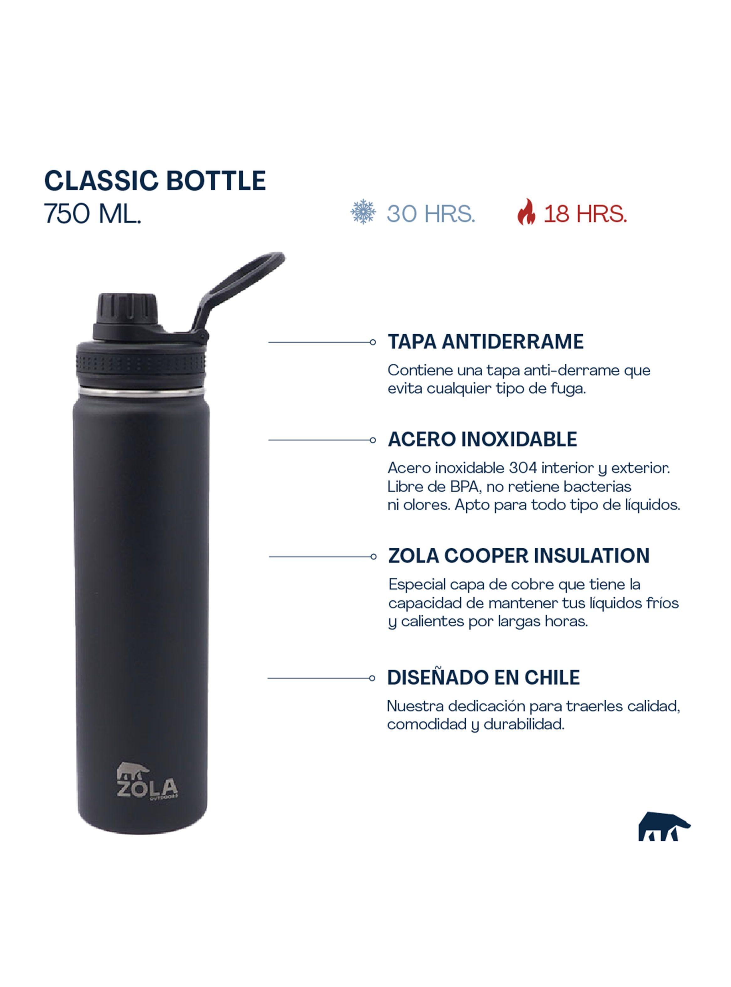 Botella Térmica Clásica 750 ml Verde Bosque-1