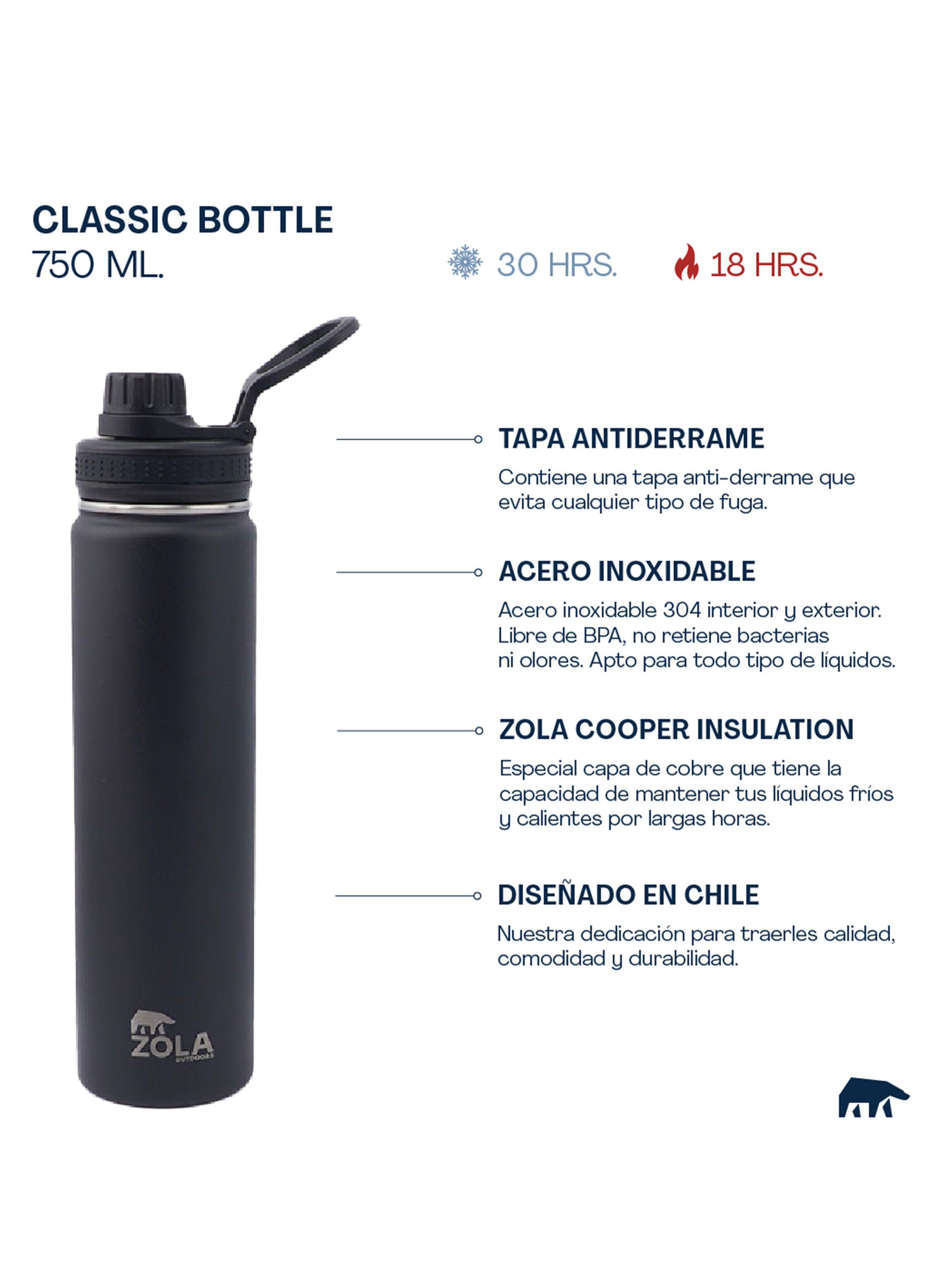 Botella Térmica Clásica 750 ml Blanco-1
