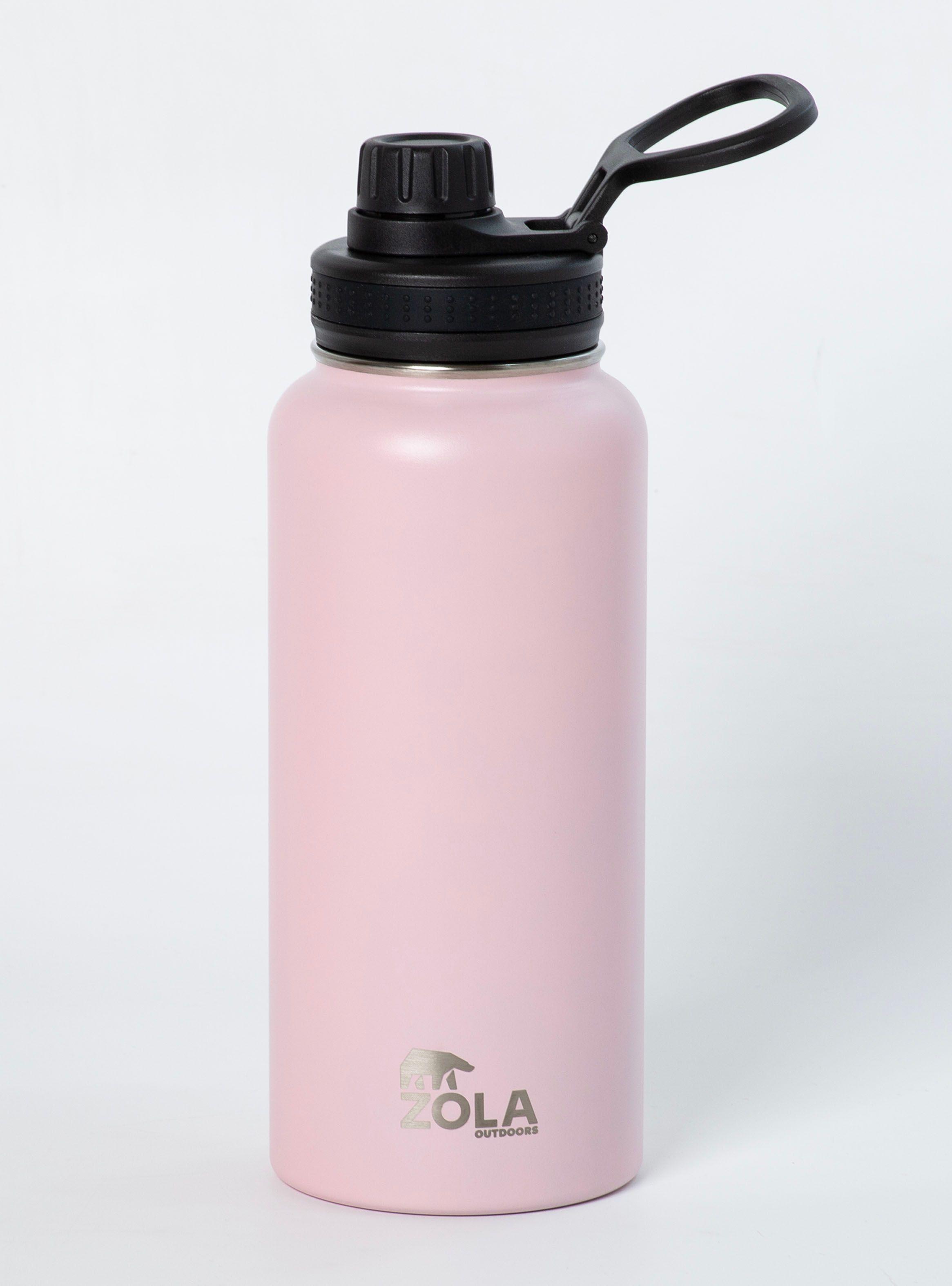 Botella Térmica 1 Litro Rosado Pastel-0
