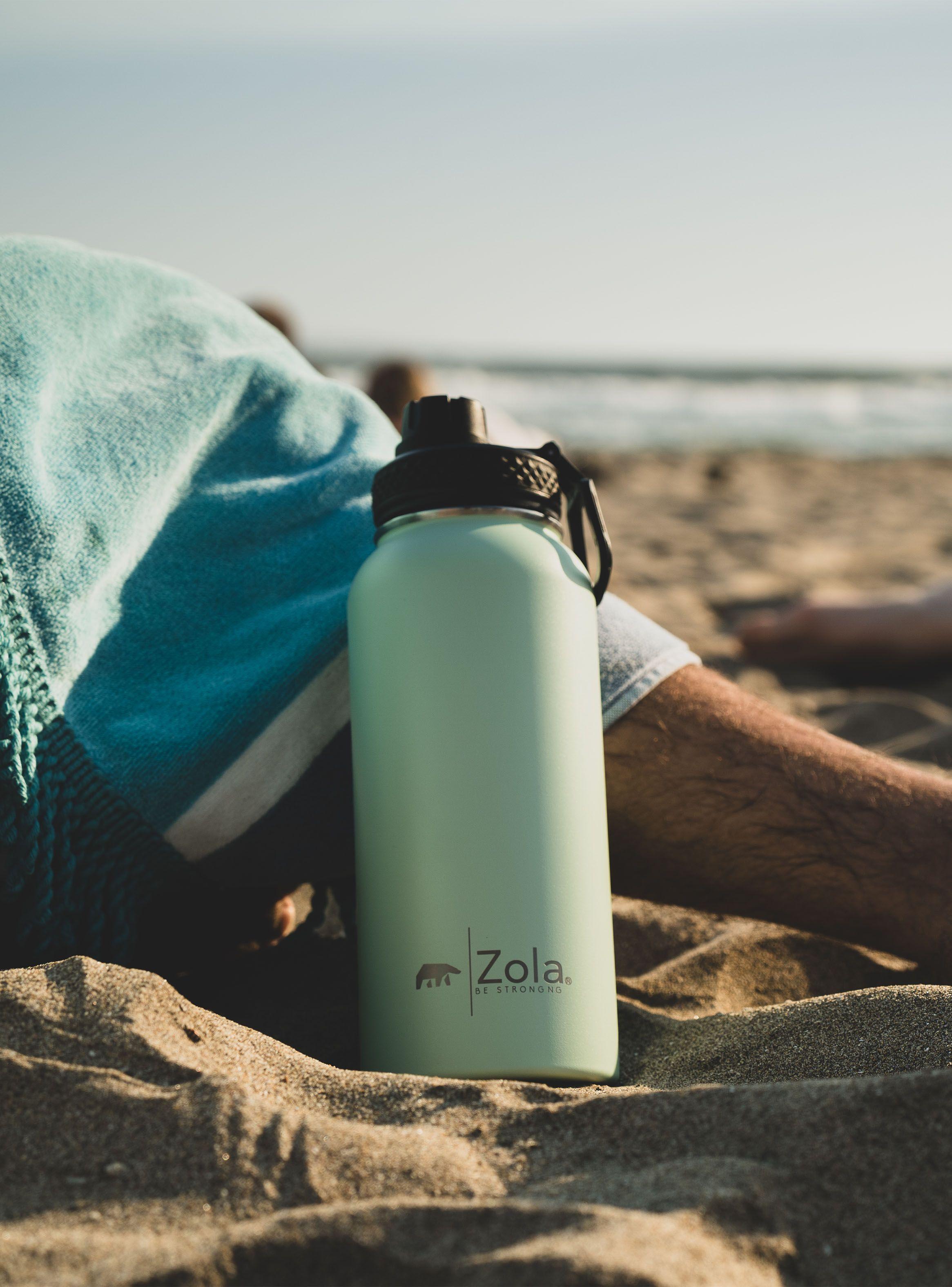 Botella Térmica 1 Litro Verde Menta-3