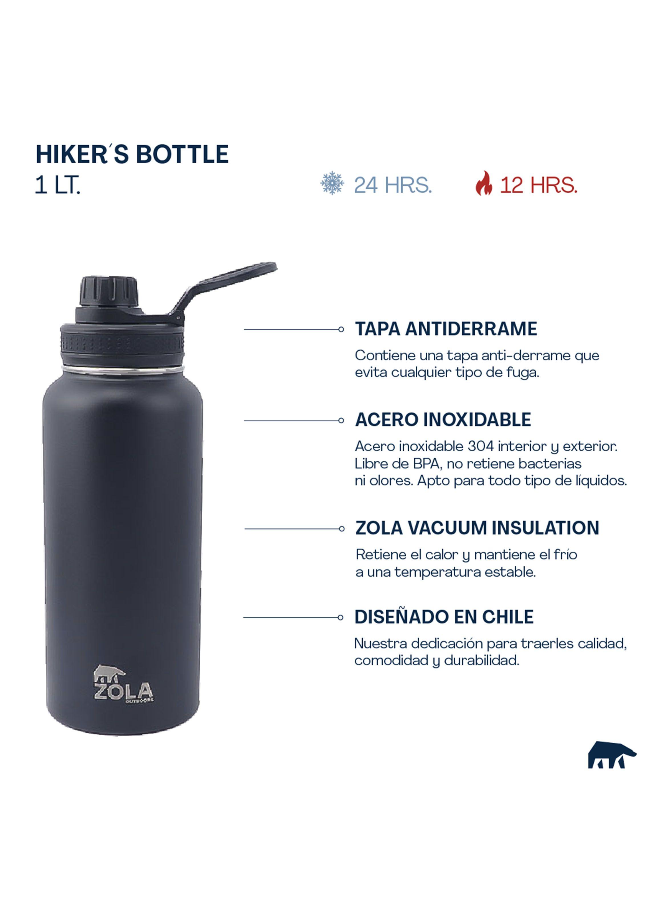 Botella Térmica 1 Litro Blanco-1