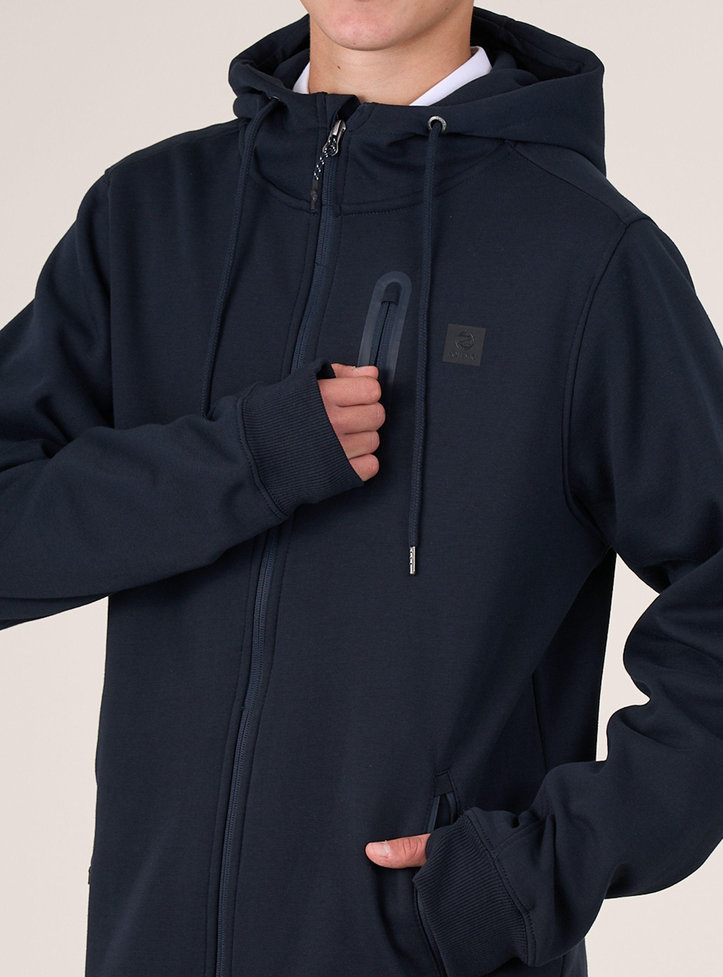 Polerón Bonded Zipper Escolar Gorro-3