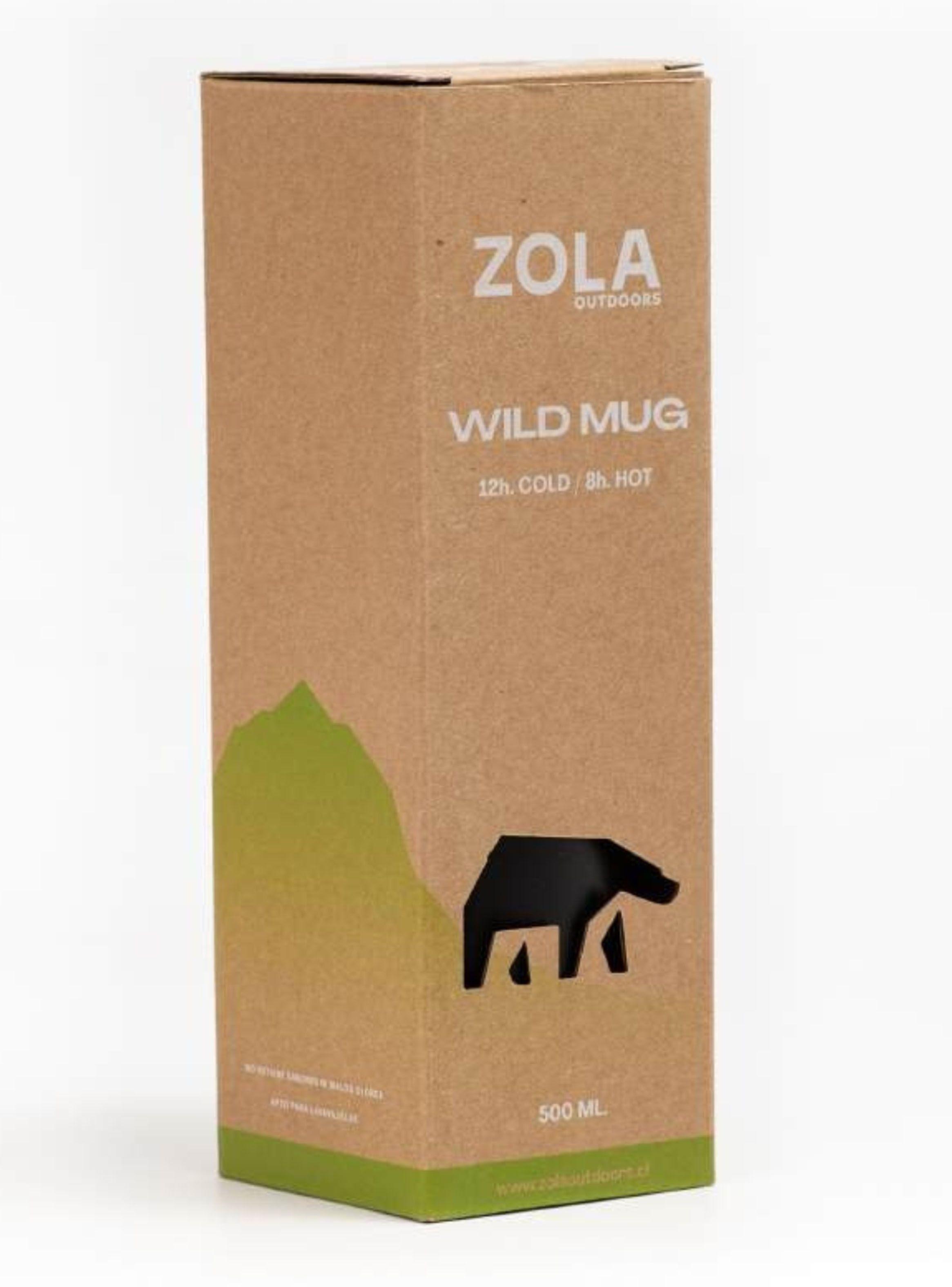 Botella Térmica Wild Mug 500 ml Negro-1