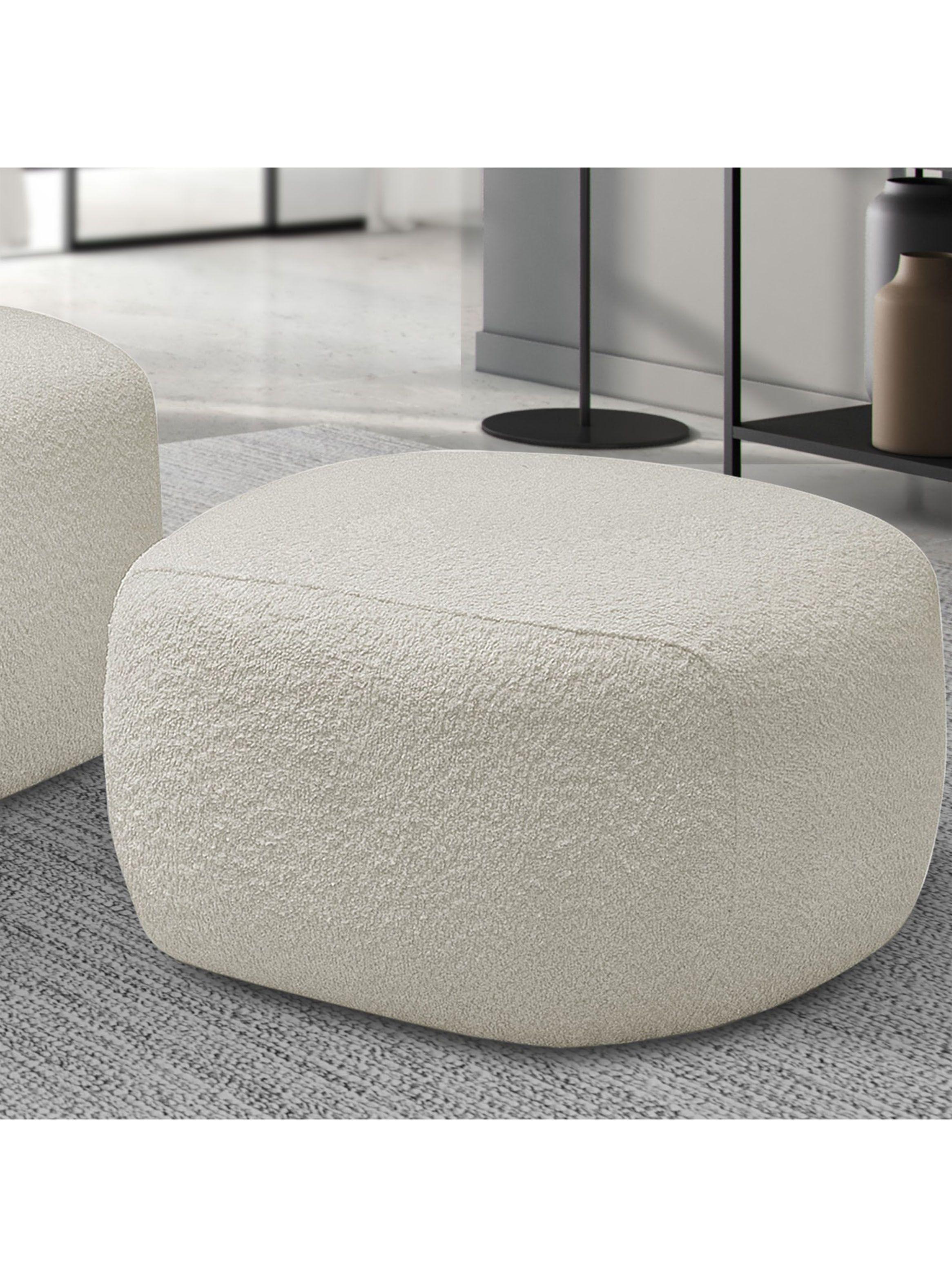 Pouf Chandon 63x67 cm Beige-3
