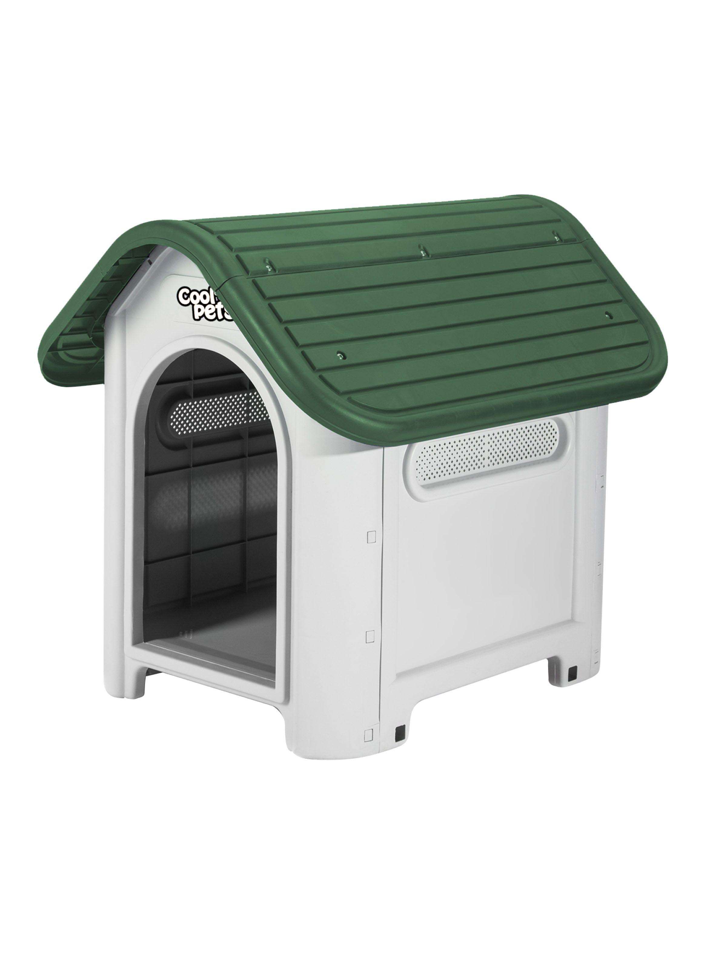 Casa Cool Pets para Perros M Verde-0