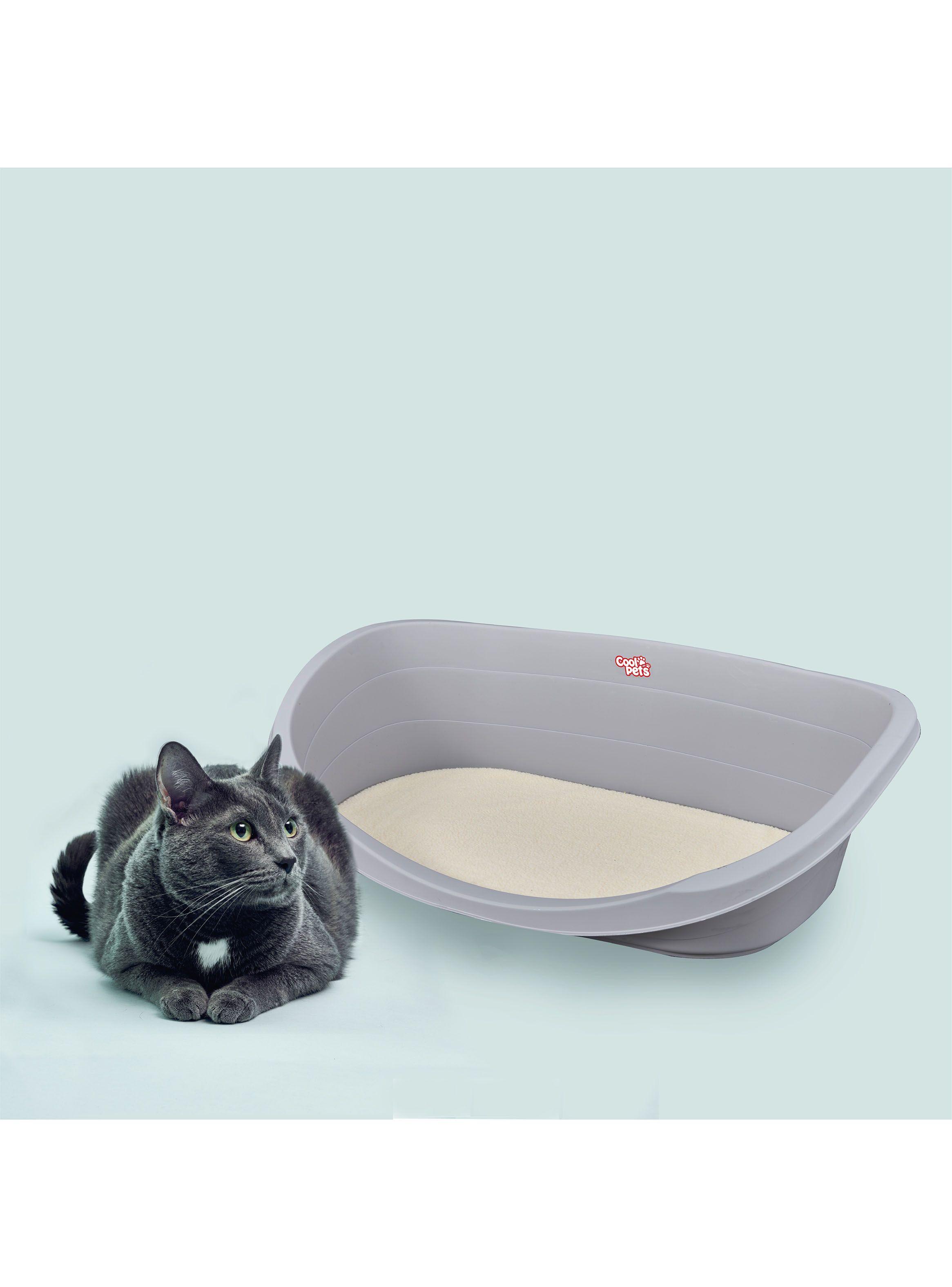 Cama Cool Pets para Gatos con Cojín S Gris-1