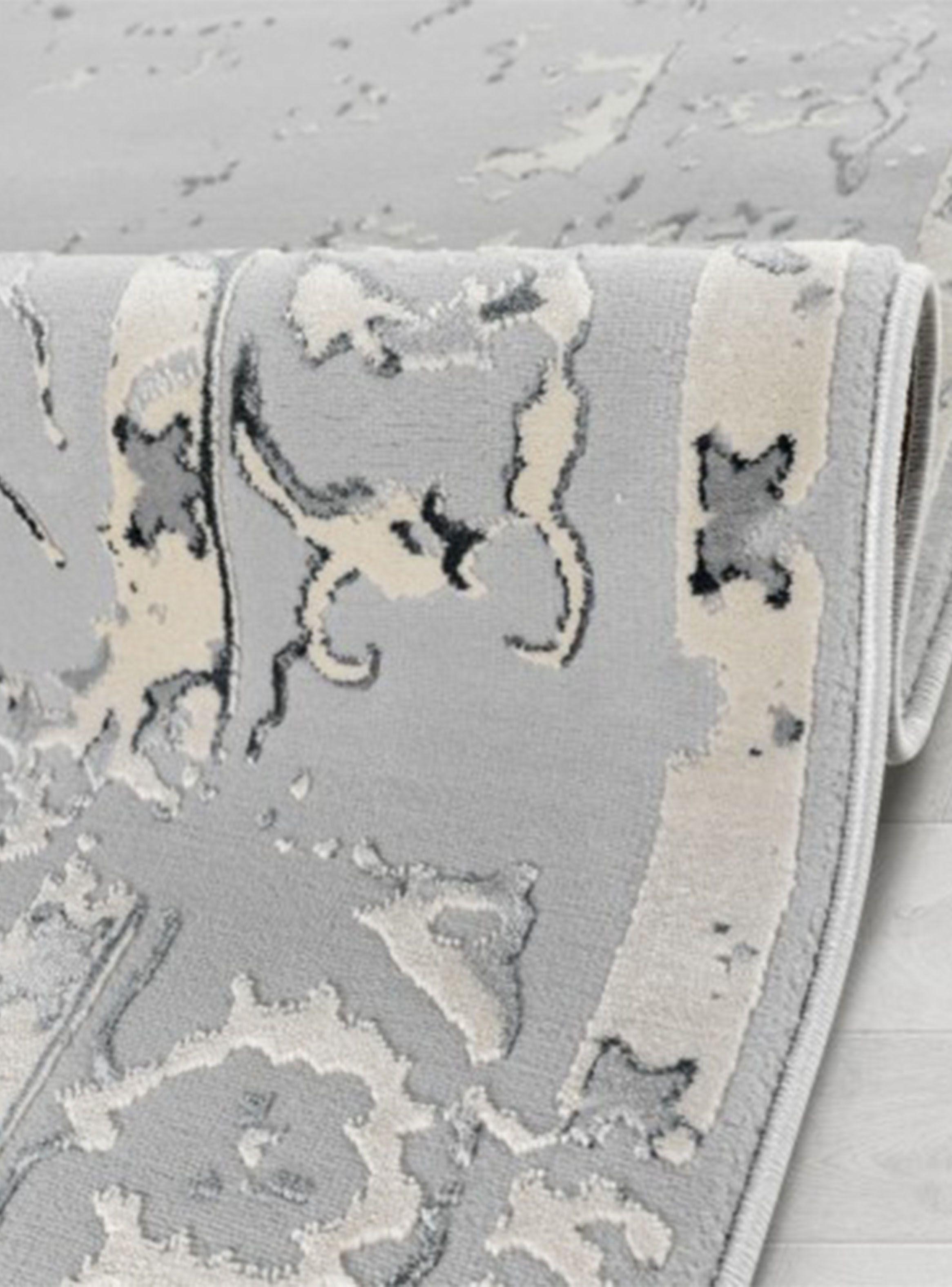 Alfombra 160 x 230 cm Babil D2 Gris Manchas-1